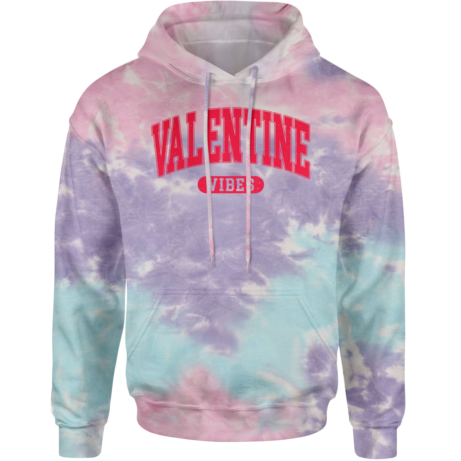 Valentines Vibes Adult Hoodie Sweatshirt Cotton Candy