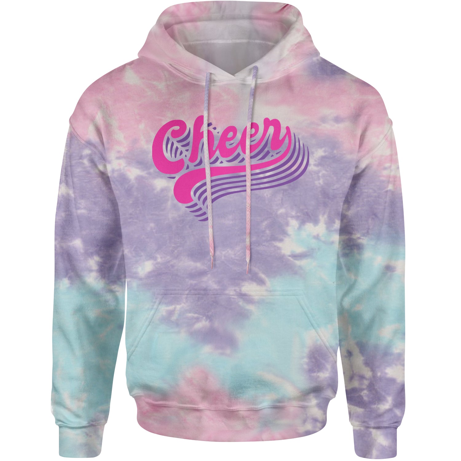 Cheer Pride Adult Hoodie Sweatshirt Cotton Candy