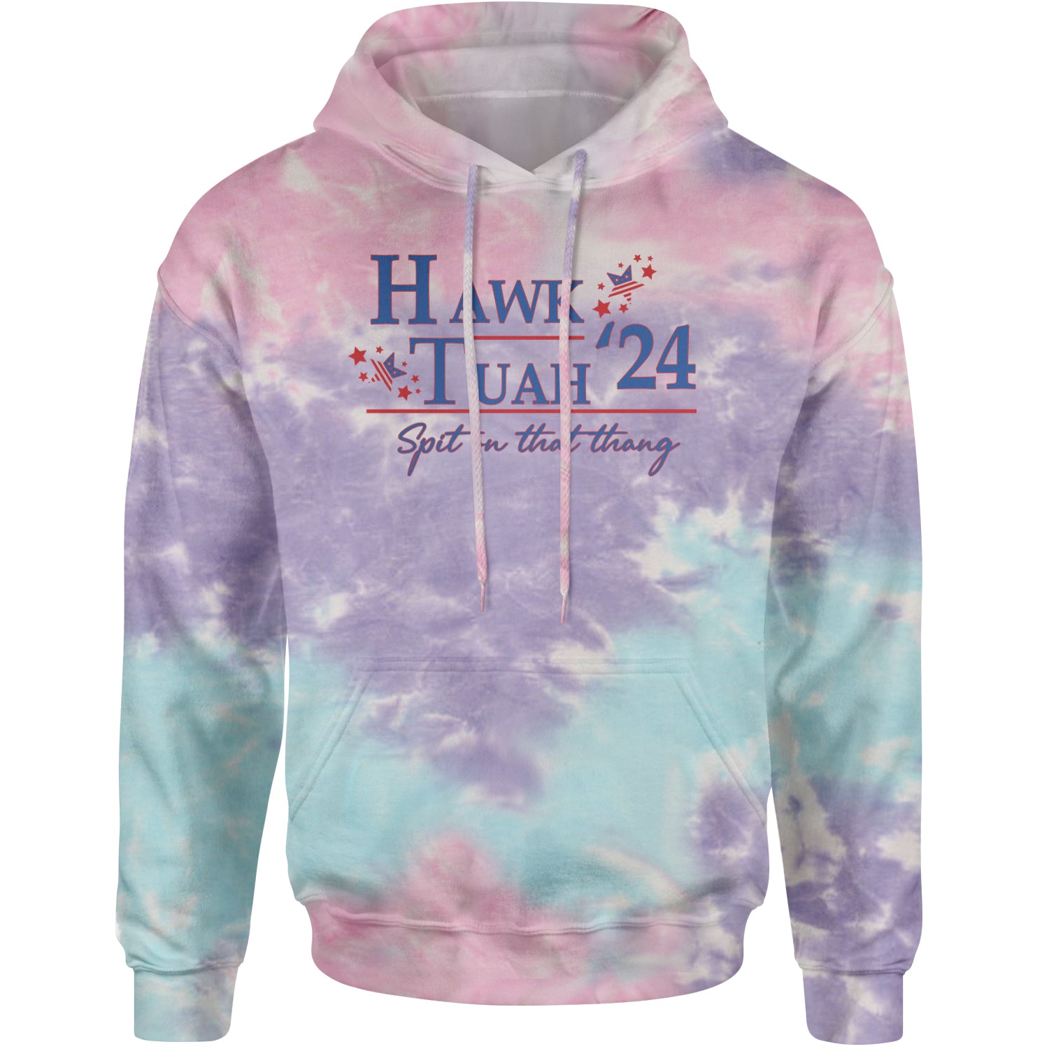 Vote For Hawk Tuah Spit On That Thang 2024 Adult Hoodie Sweatshirt Cotton Candy