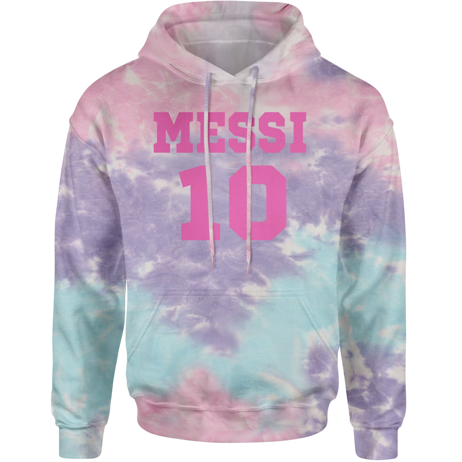 Messi World Soccer Futbol Messiami Adult Hoodie Sweatshirt Cotton Candy