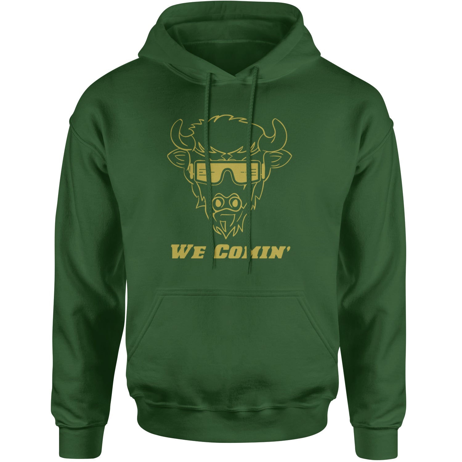 We Coming Coach Prime Colorado Adult Hoodie Sweatshirt Forest Green