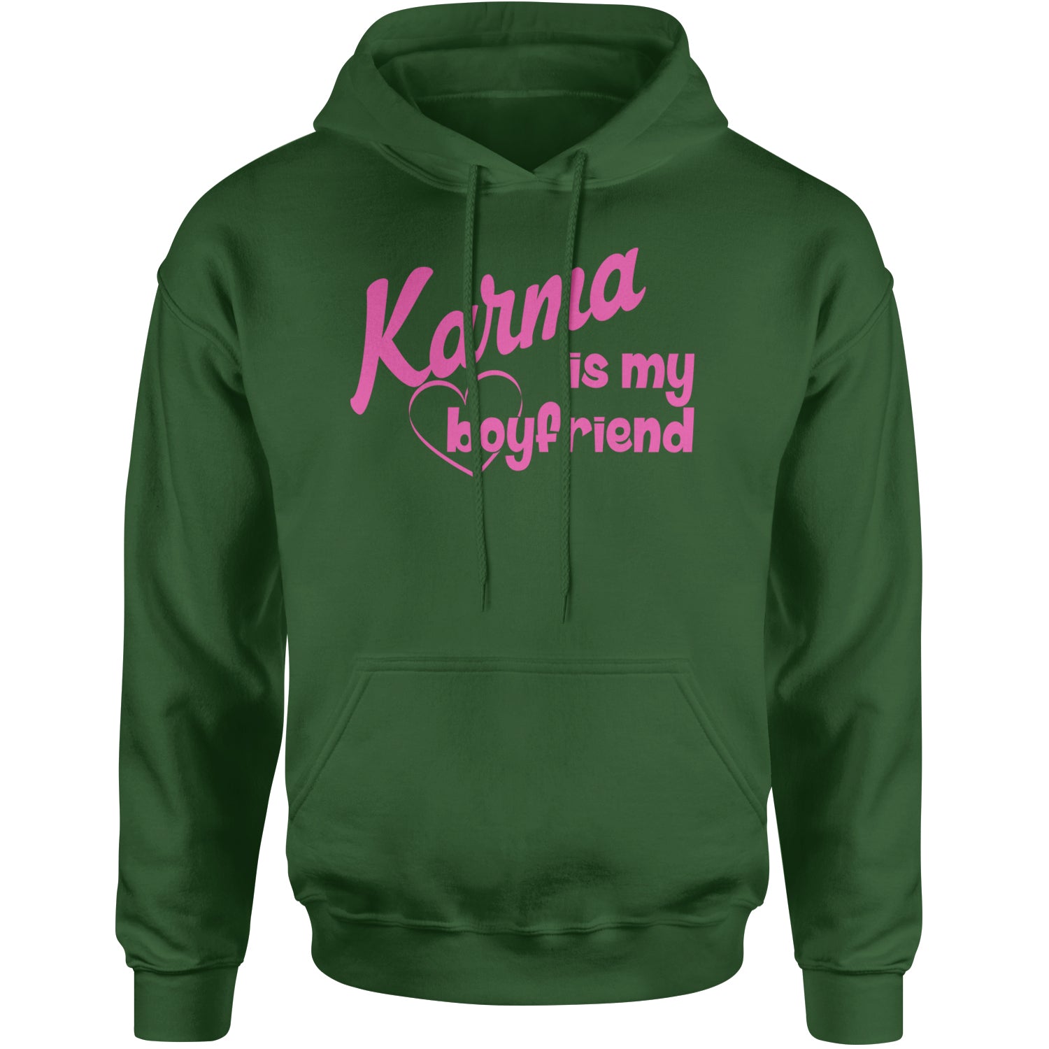 Karma Is My Boyfriend Midnight Eras  Adult Hoodie Sweatshirt Forest Green