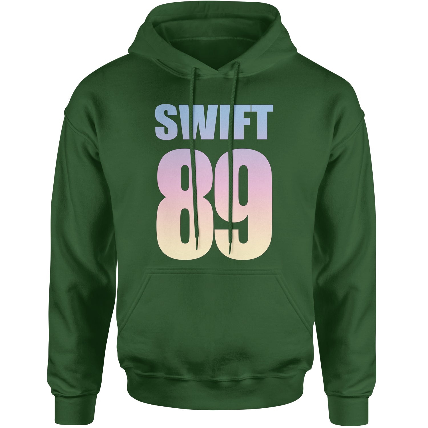 Lover Era Swift 89 Birth Year Music Fan TTPD Adult Hoodie Sweatshirt Forest Green