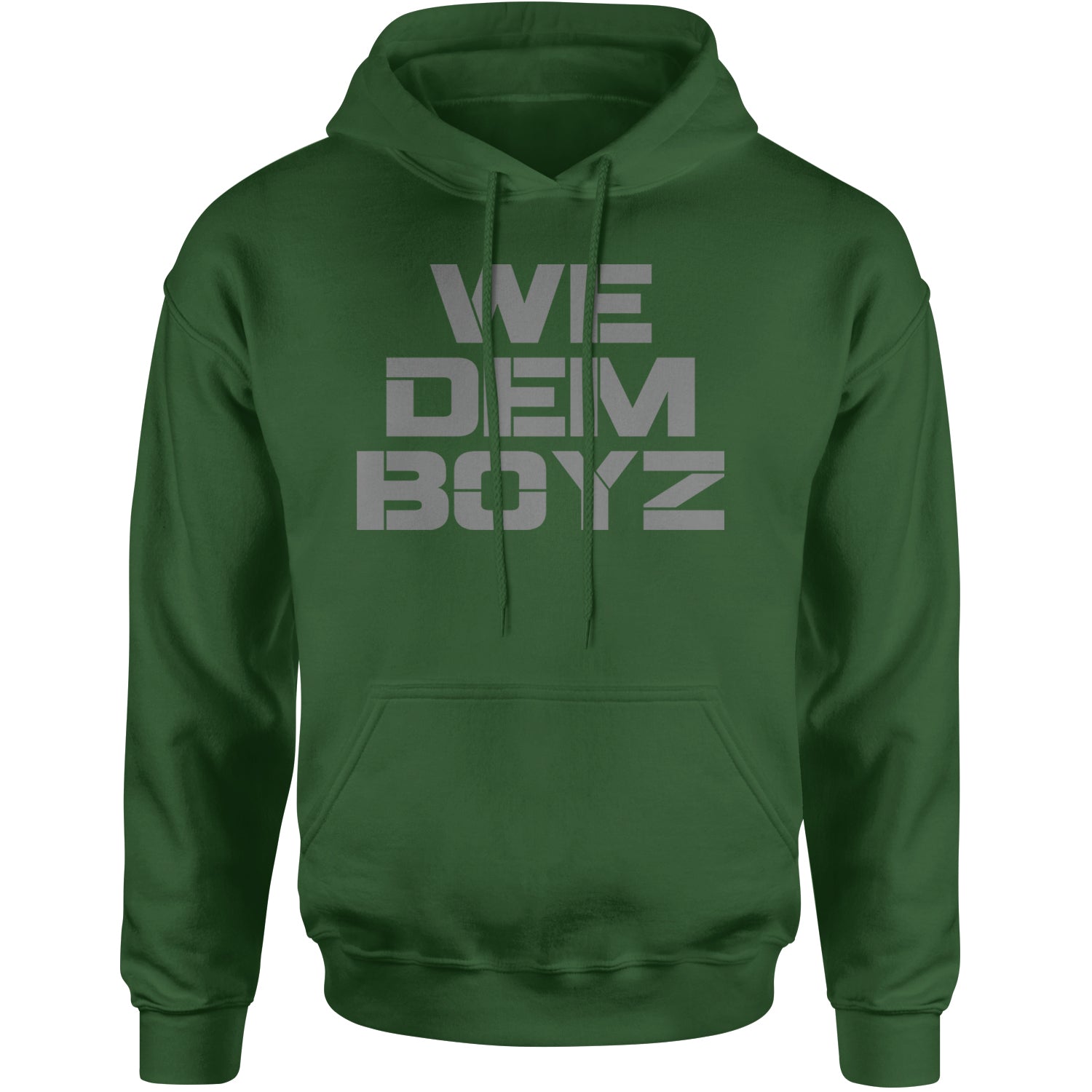 WE Dem Boys Dallas  Adult Hoodie Sweatshirt Forest Green