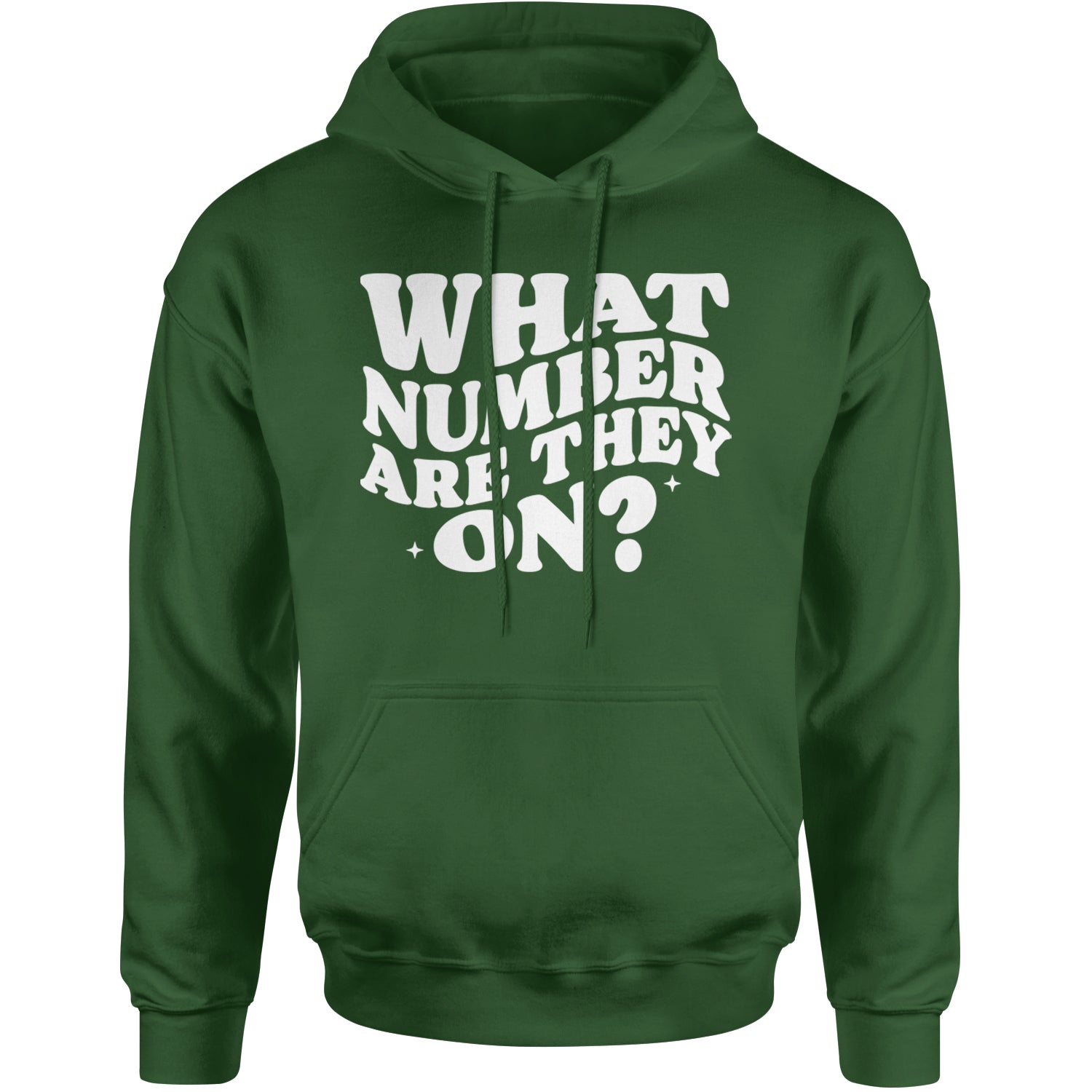 What Number Are They On Dance Adult Hoodie Sweatshirt Forest Green