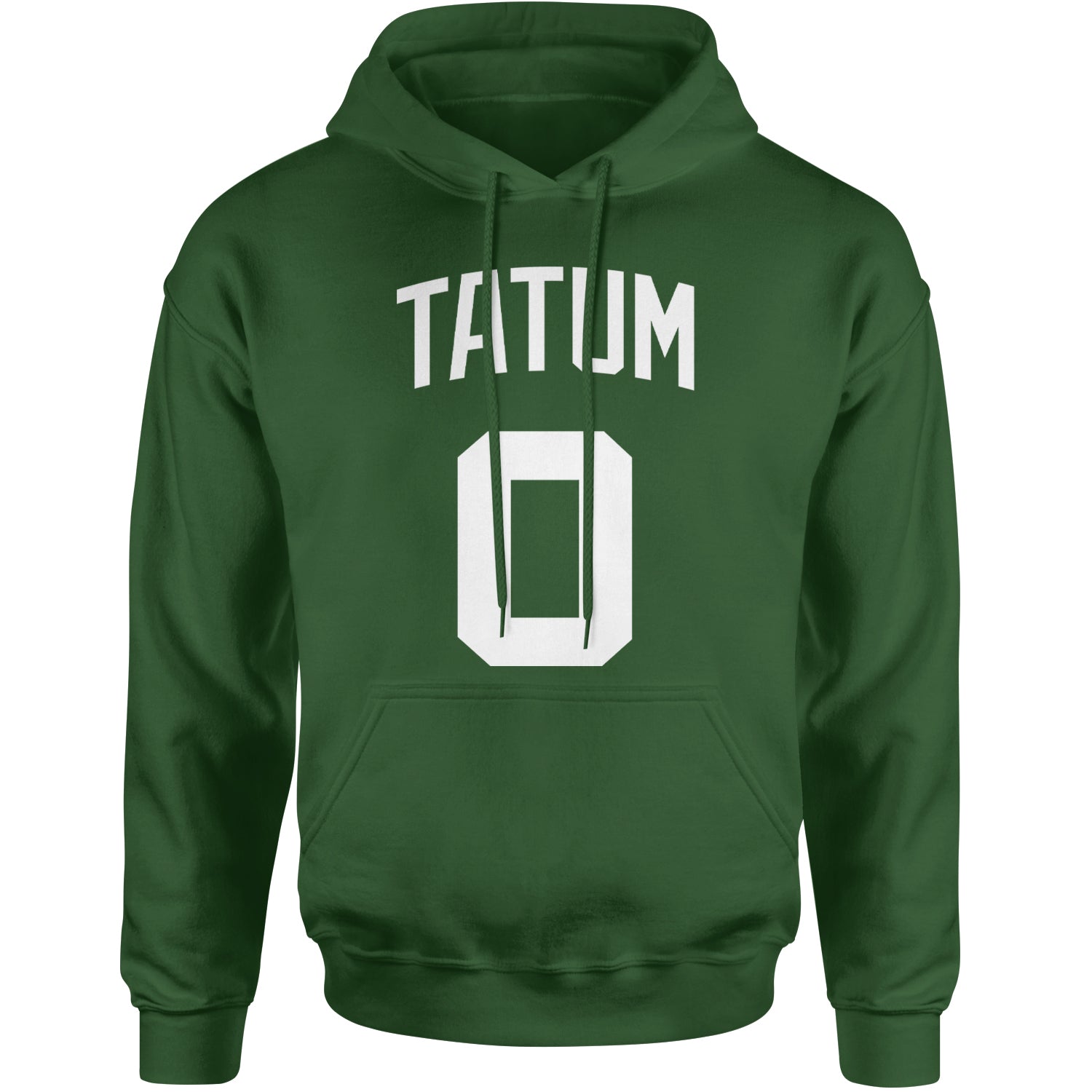 Tatum #0 Boston Basketball Adult Hoodie Sweatshirt Forest Green