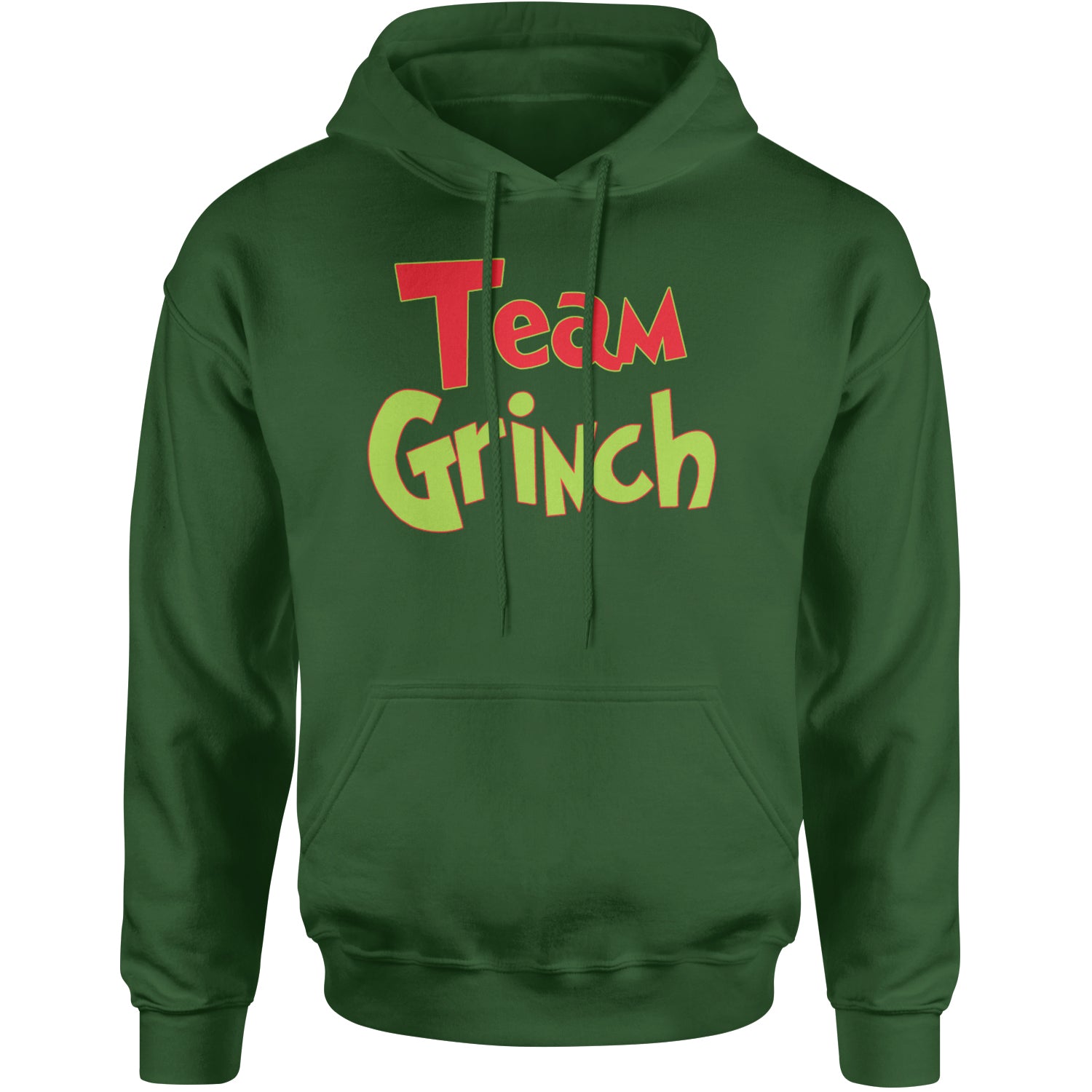 Team Gr-nch Jolly Grinchmas Merry Christmas Adult Hoodie Sweatshirt Forest Green