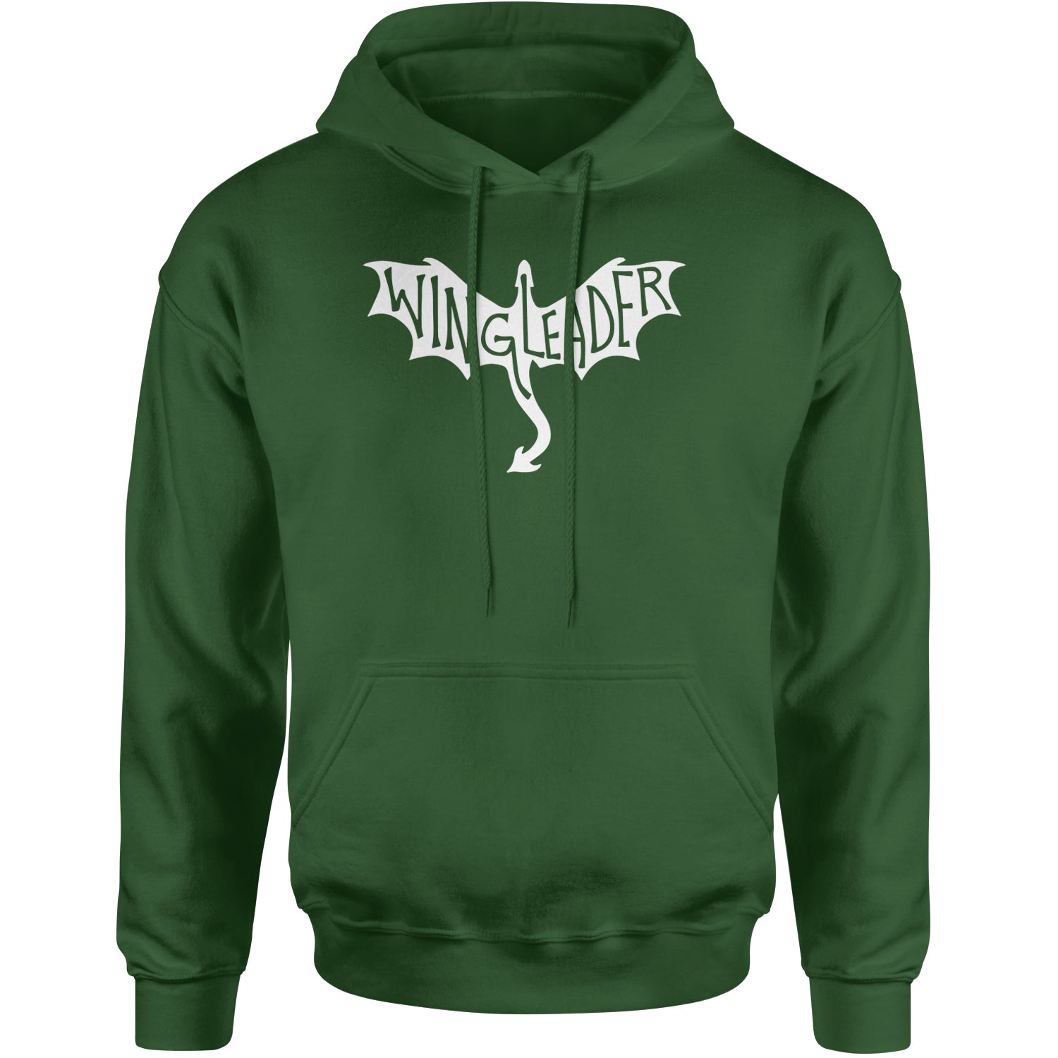 Wingleader Basgiath War College Adult Hoodie Sweatshirt Forest Green