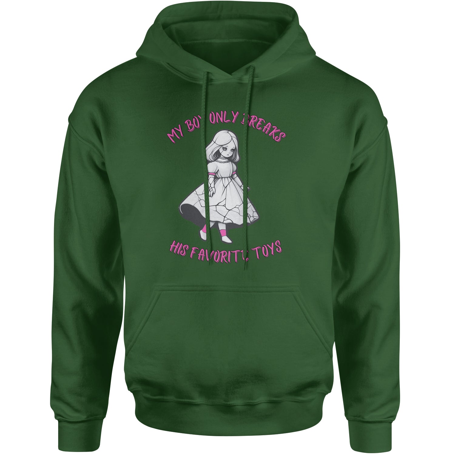 My Boy Only Breaks His Favorite Toys TTPD Music Adult Hoodie Sweatshirt Forest Green