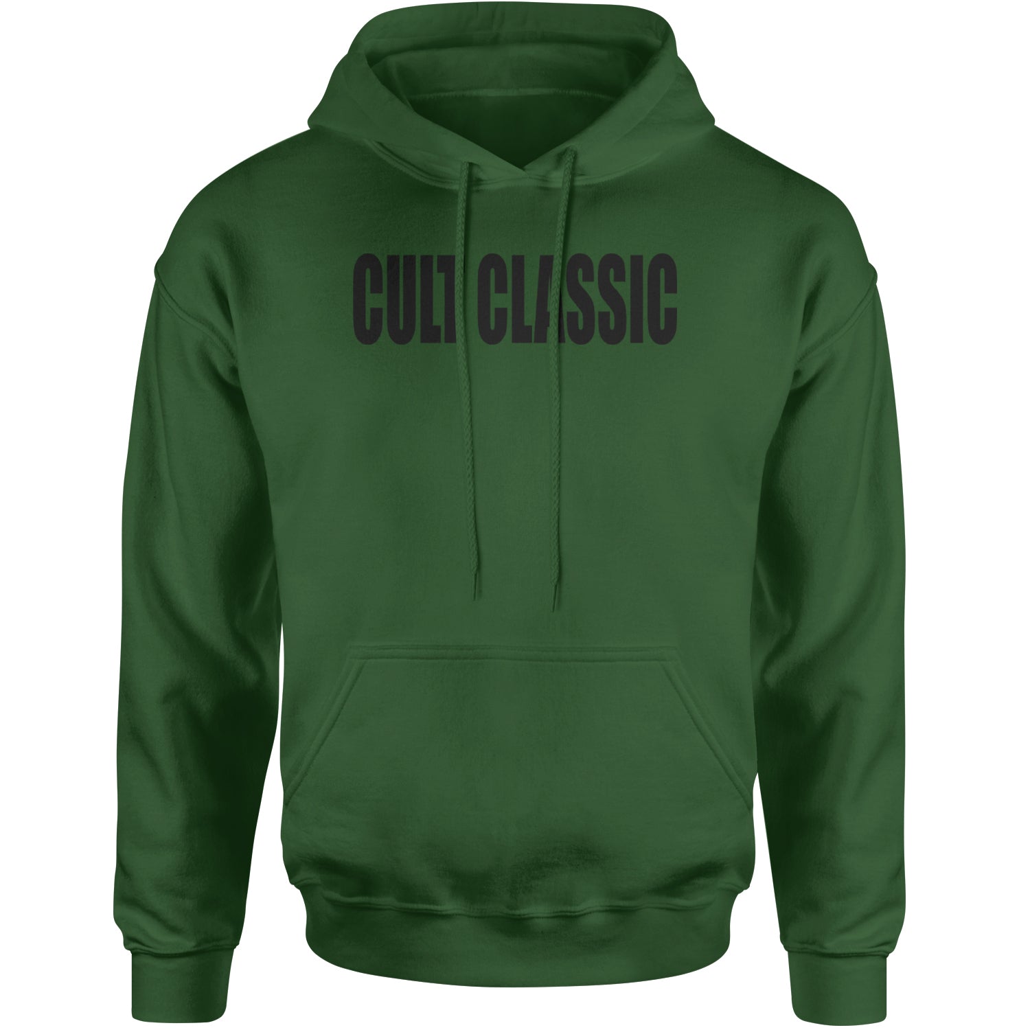 Cult Classic Pop Music Club Adult Hoodie Sweatshirt Forest Green