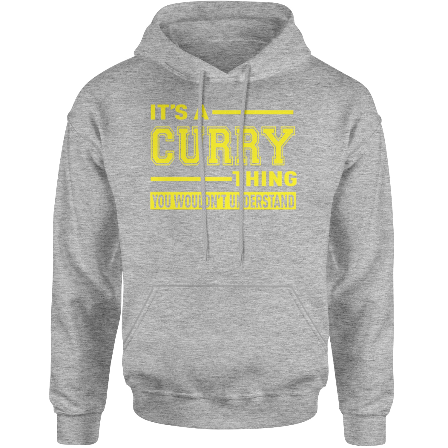 It's A Curry Thing, You Wouldn't Understand Basketball Adult Hoodie Sweatshirt Heather Grey