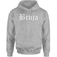 Bruja Gothic Spanish Witch Adult Hoodie Sweatshirt Heather Grey