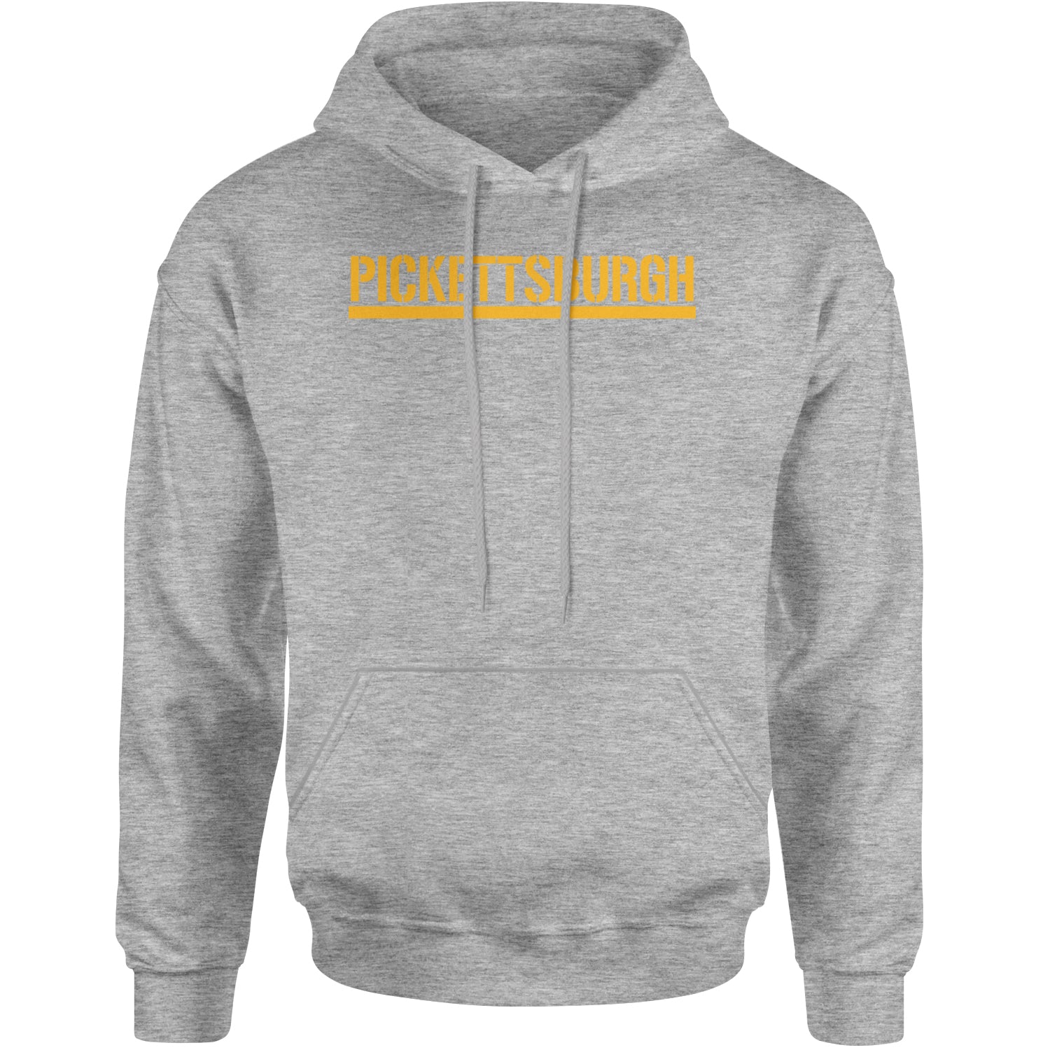 Pickettsburgh Pittsburgh Football Adult Hoodie Sweatshirt Heather Grey