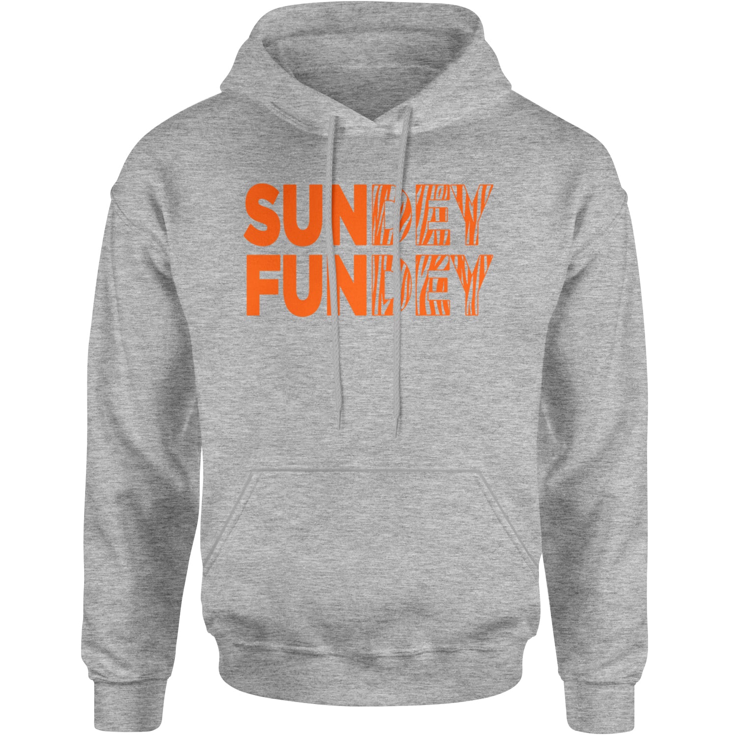 SunDEY FunDEY Sunday FundayAdult Hoodie Sweatshirt Heather Grey