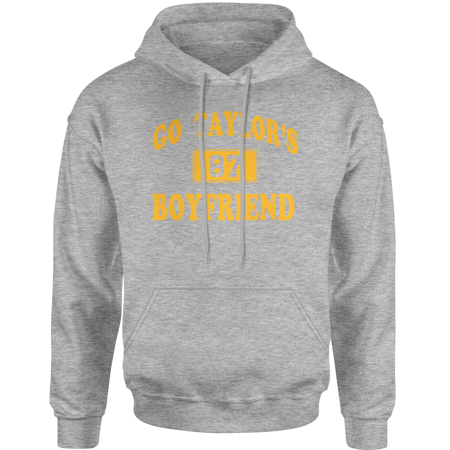 Go Taylor's Boyfriend Kansas City Adult Hoodie Sweatshirt Heather Grey