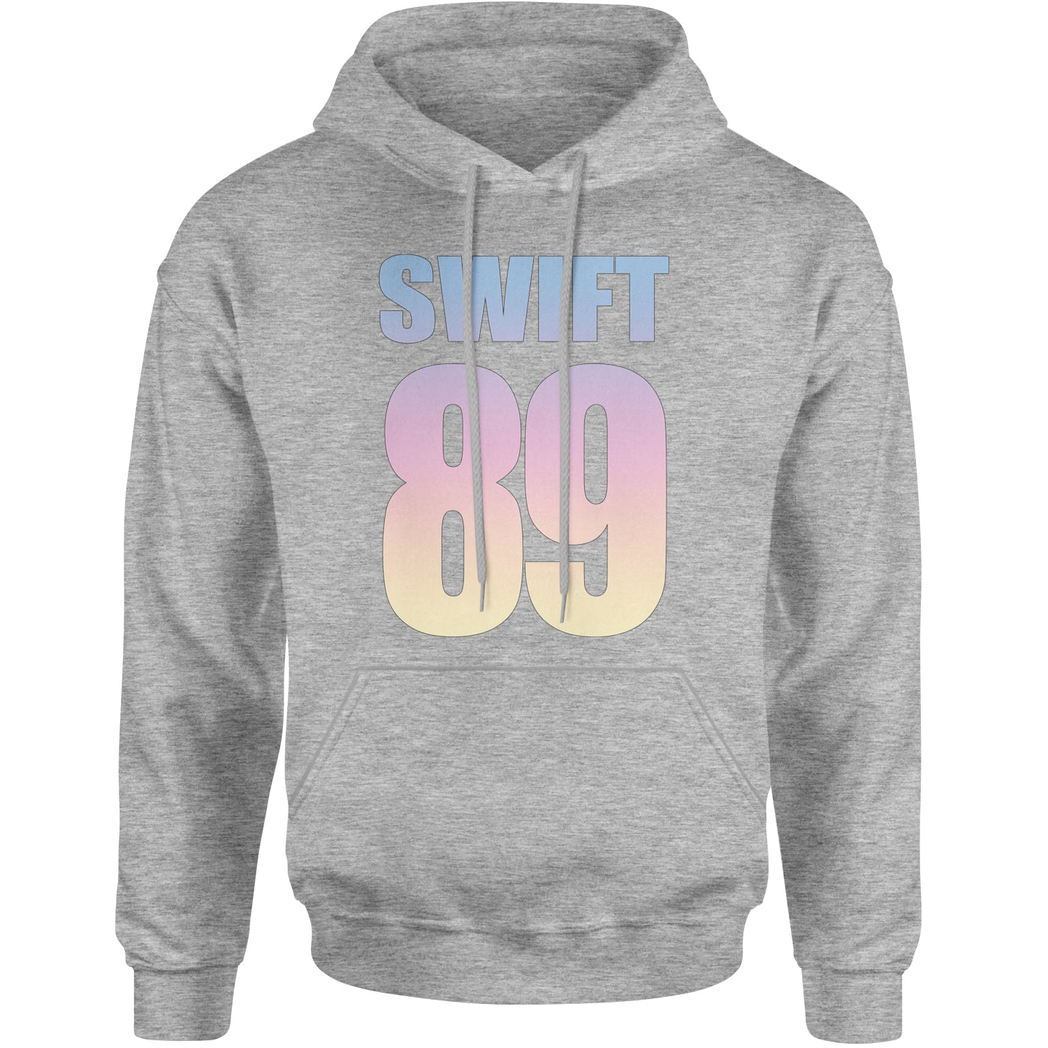 Lover Era Swift 89 Birth Year Music Fan TTPD Adult Hoodie Sweatshirt Heather Grey