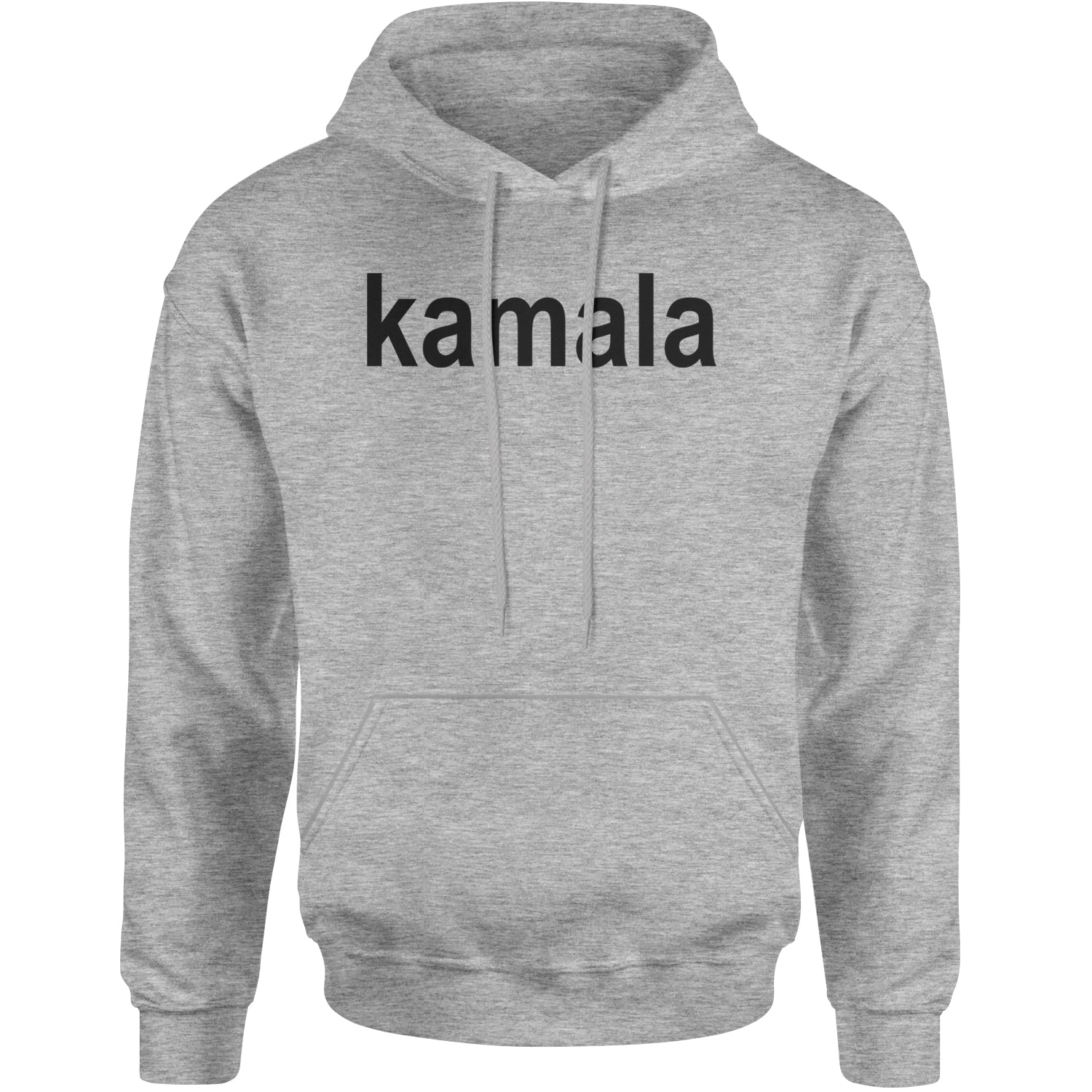 Kamala Black Print Kamala Harris For President Adult Hoodie Sweatshirt Heather Grey