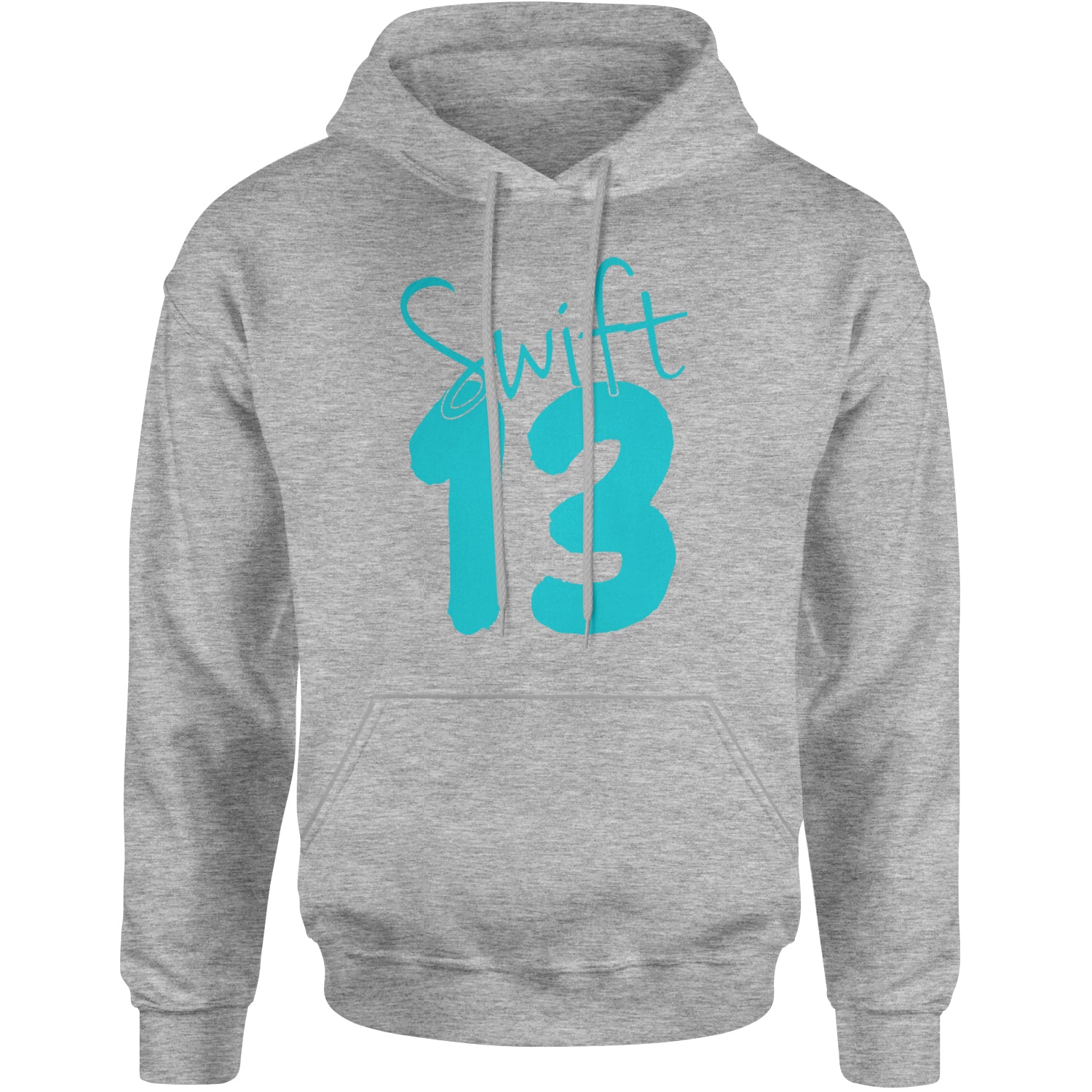 13 Swift 13 Lucky Number Era TTPD Adult Hoodie Sweatshirt Heather Grey