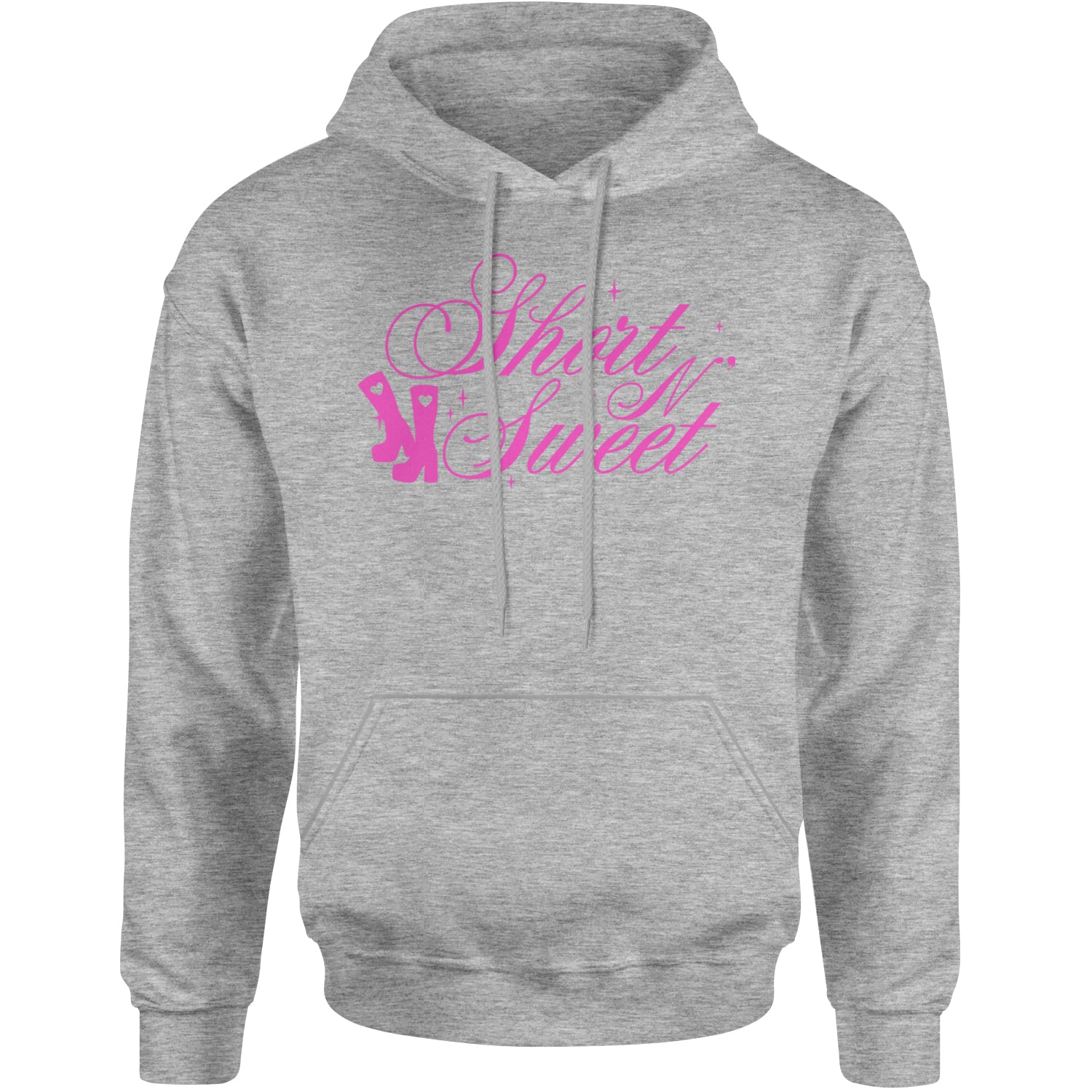 Boots Short N' Sweet Adult Hoodie Sweatshirt Heather Grey