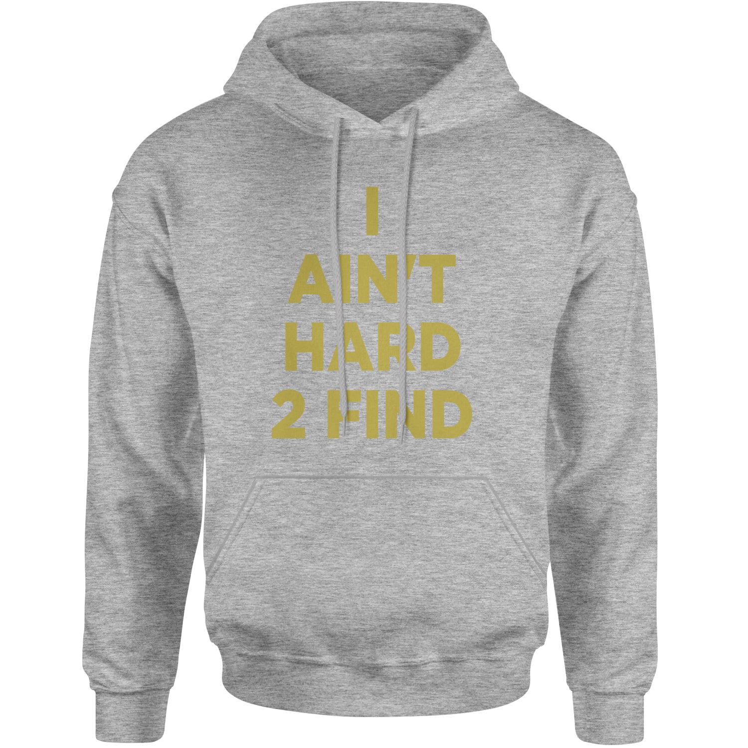 I Ain't Hard To Find Coach Prime Adult Hoodie Sweatshirt Heather Grey