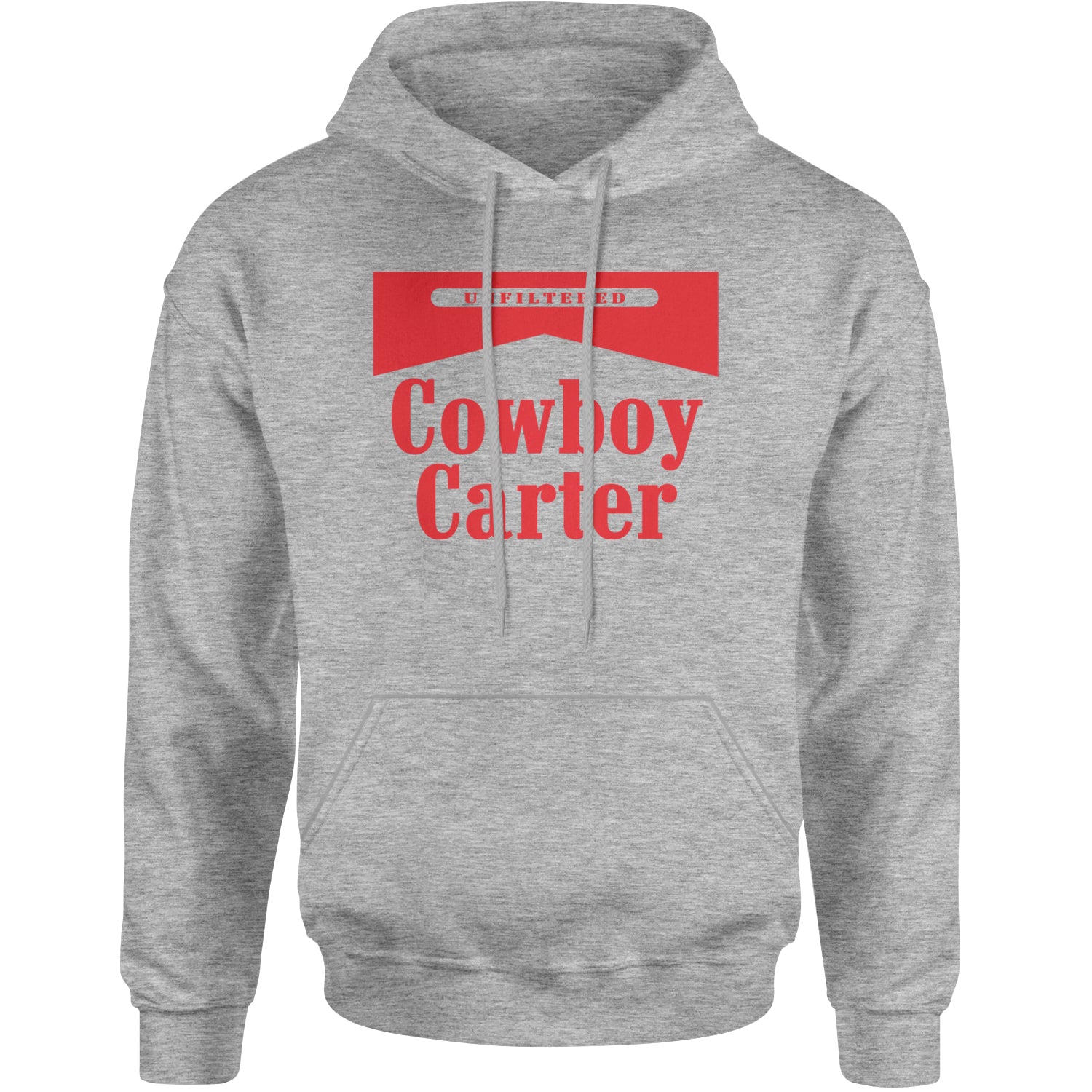 Cowboy Karter Country Act Two Adult Hoodie Sweatshirt Heather Grey