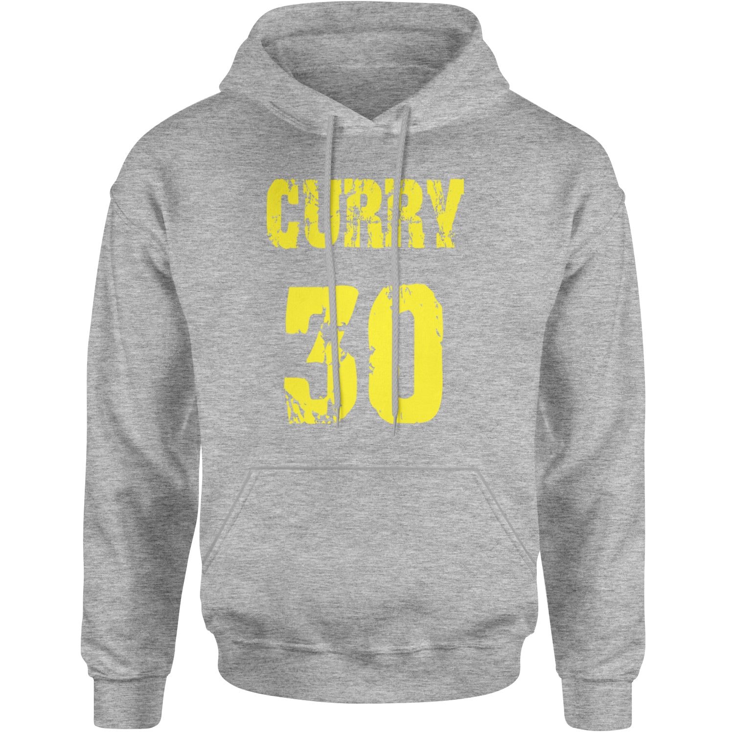 Curry #30 Adult Hoodie Sweatshirt Heather Grey