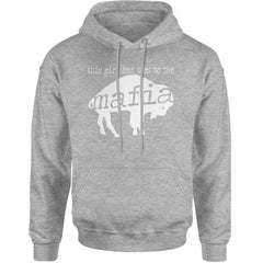 This Girl Has Ties To The Bills Mafia Adult Hoodie Sweatshirt Heather Grey