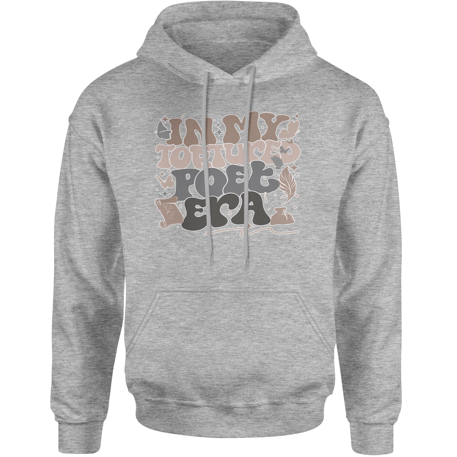 In My Tortured Poet Era TTPD Music Adult Hoodie Sweatshirt Heather Grey