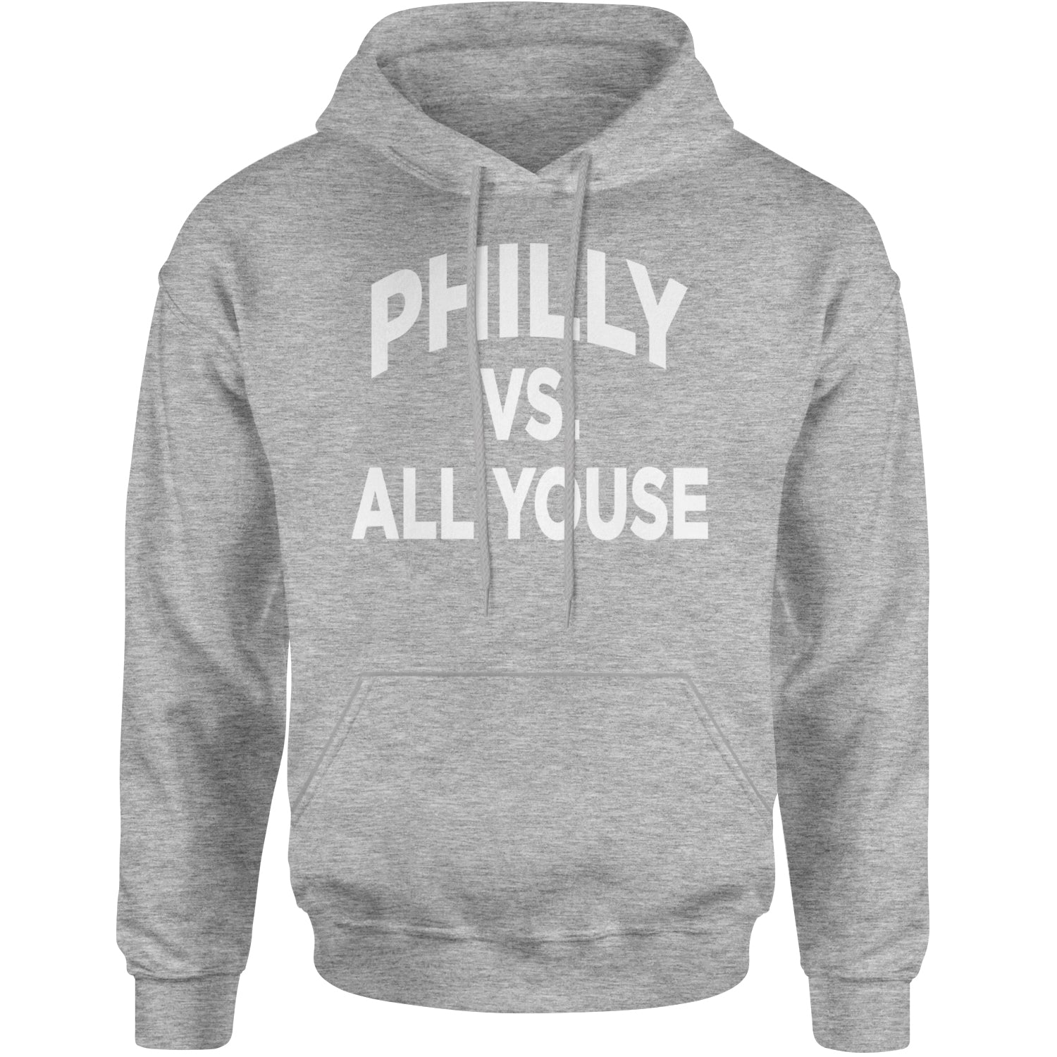 Philly Vs. All Youse Philly Thing Adult Hoodie Sweatshirt Heather Grey