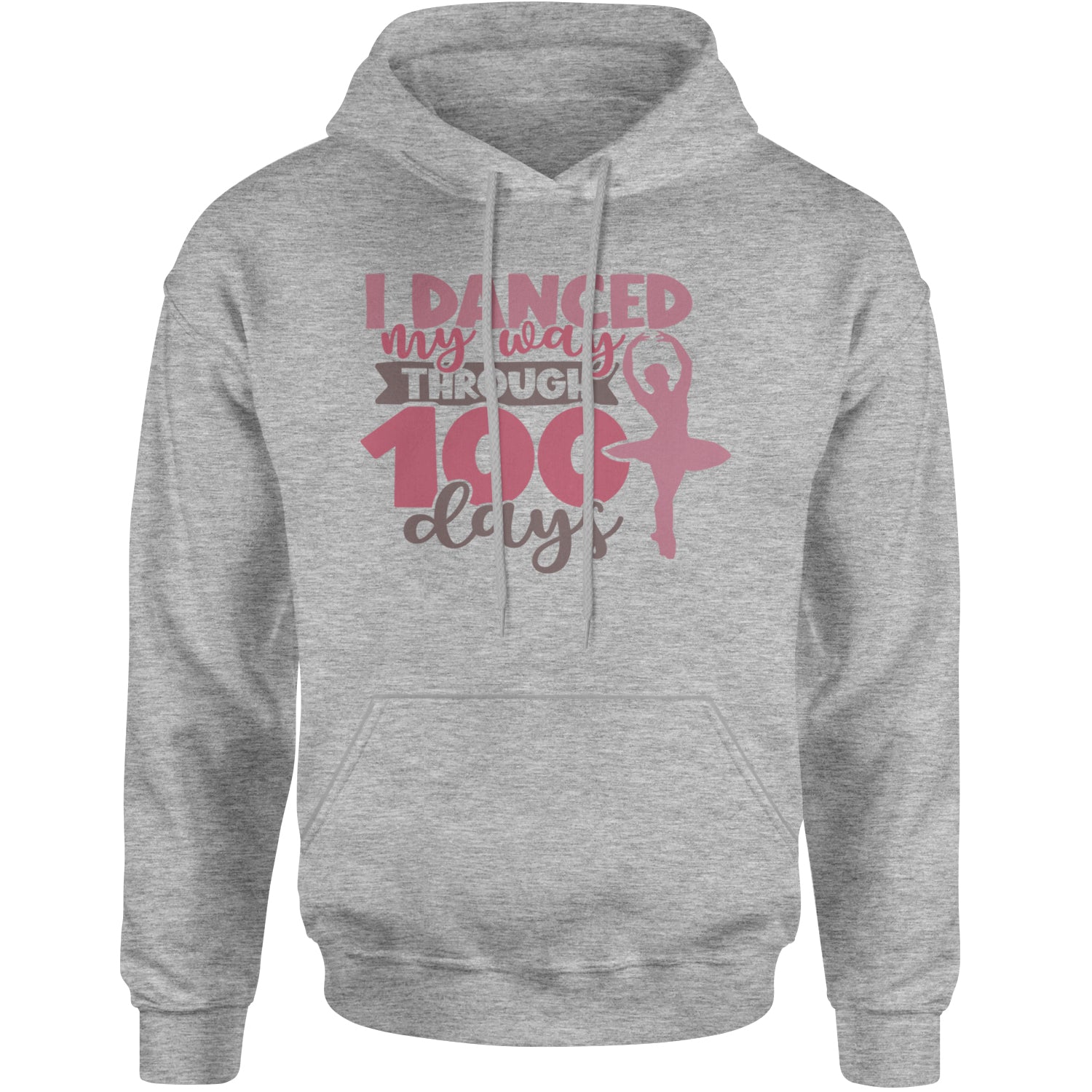 I Danced My Way Through 100 Days Of School Adult Hoodie Sweatshirt Jellybean