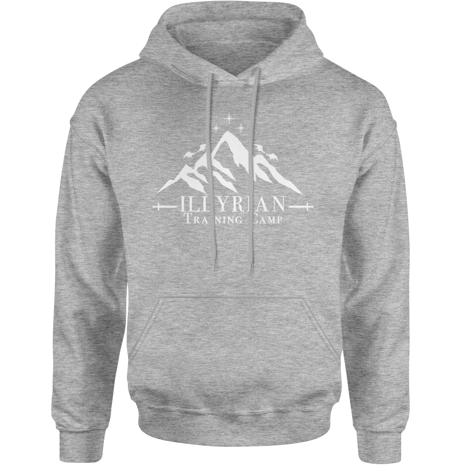 Illyrian Training Camp Night Court Adult Hoodie Sweatshirt Heather Grey