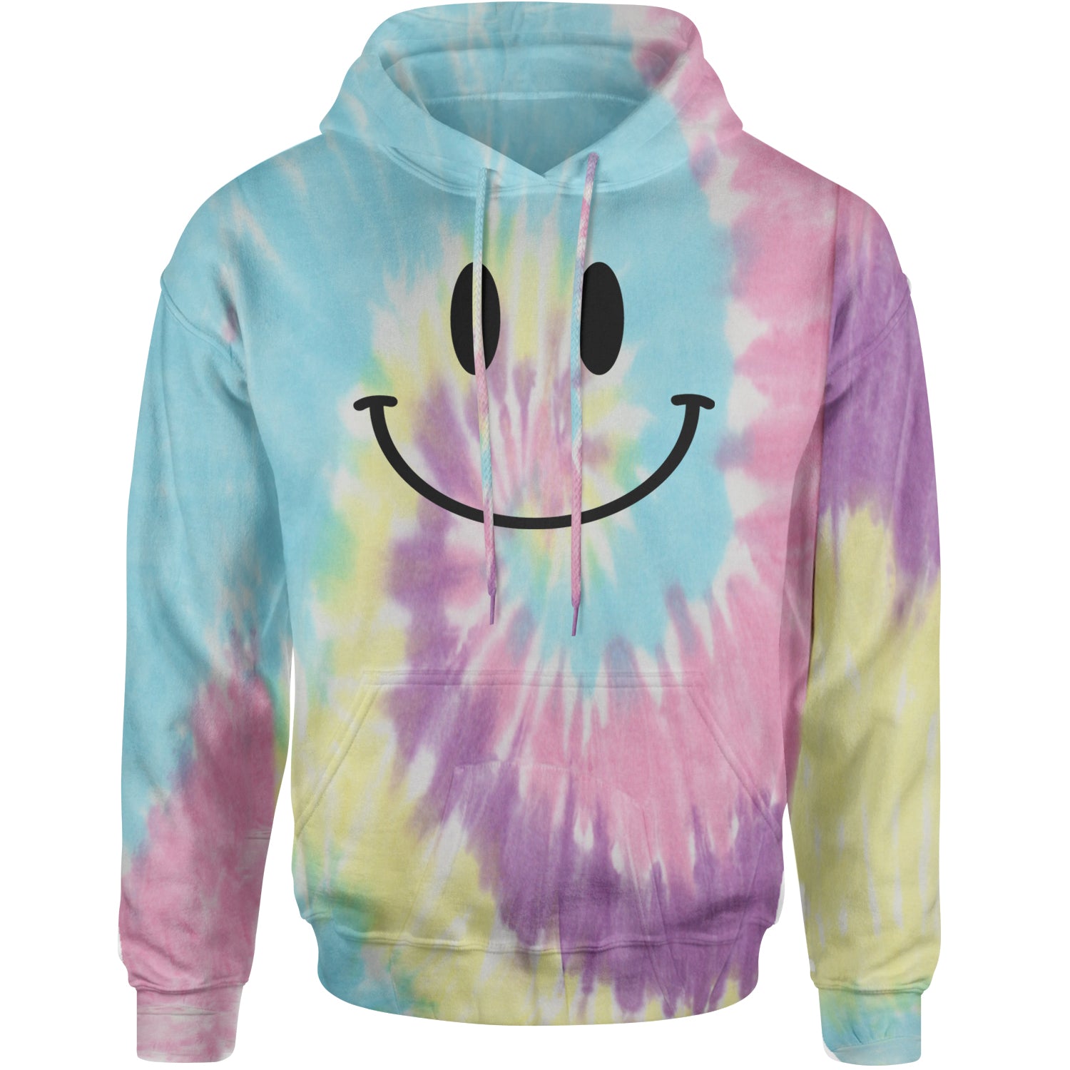 Smile Face Adult Hoodie Sweatshirt Jellybean