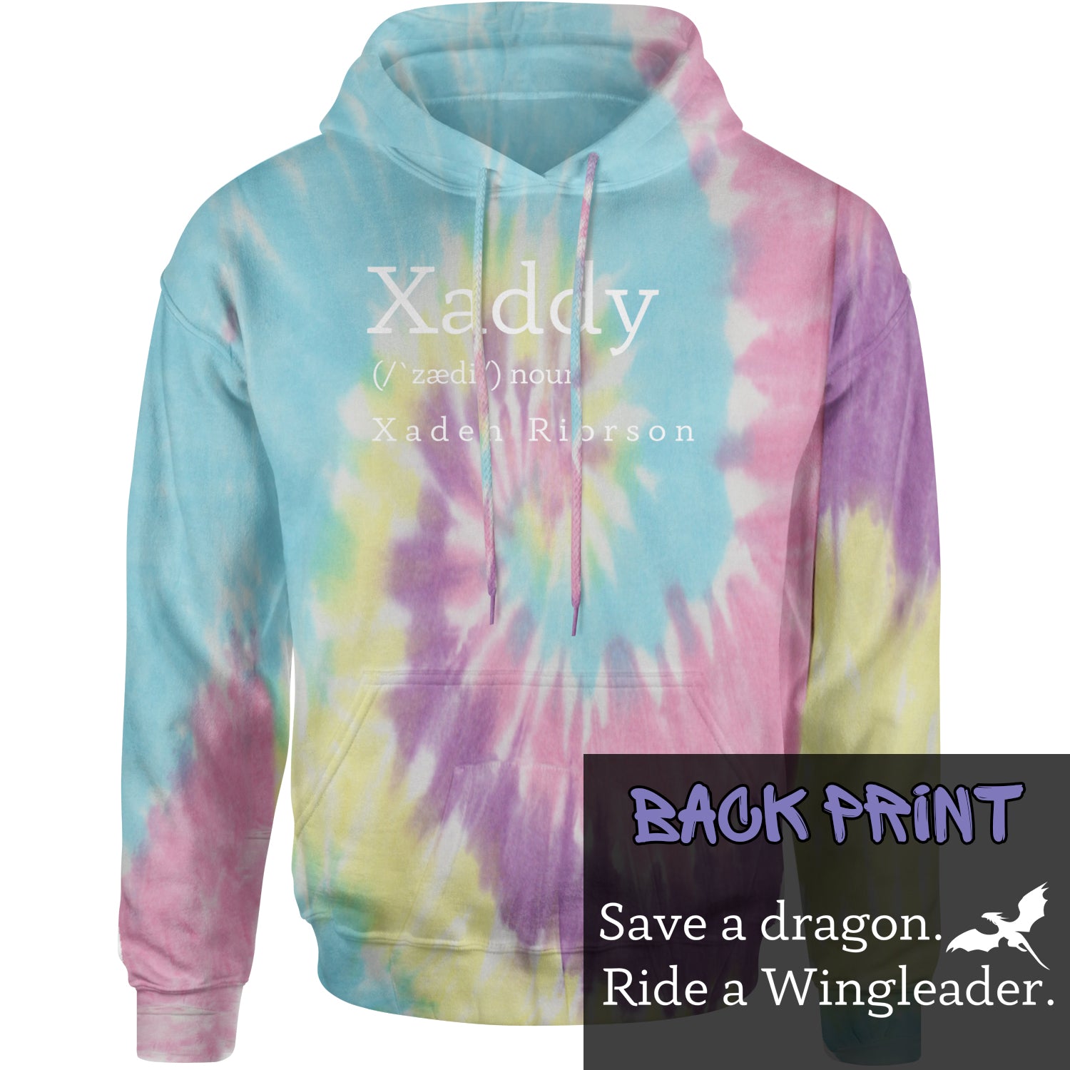 Xaddy Save A Dragon Ride A Wingleader Adult Hoodie Sweatshirt Jellybean