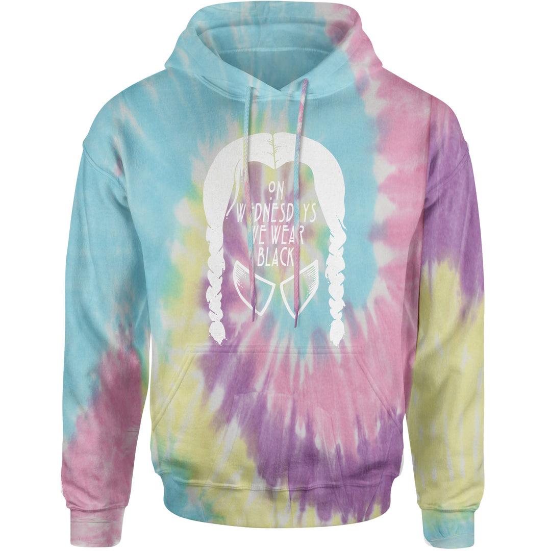 On Wednesdays, We Wear Black Adult Hoodie Sweatshirt Jellybean