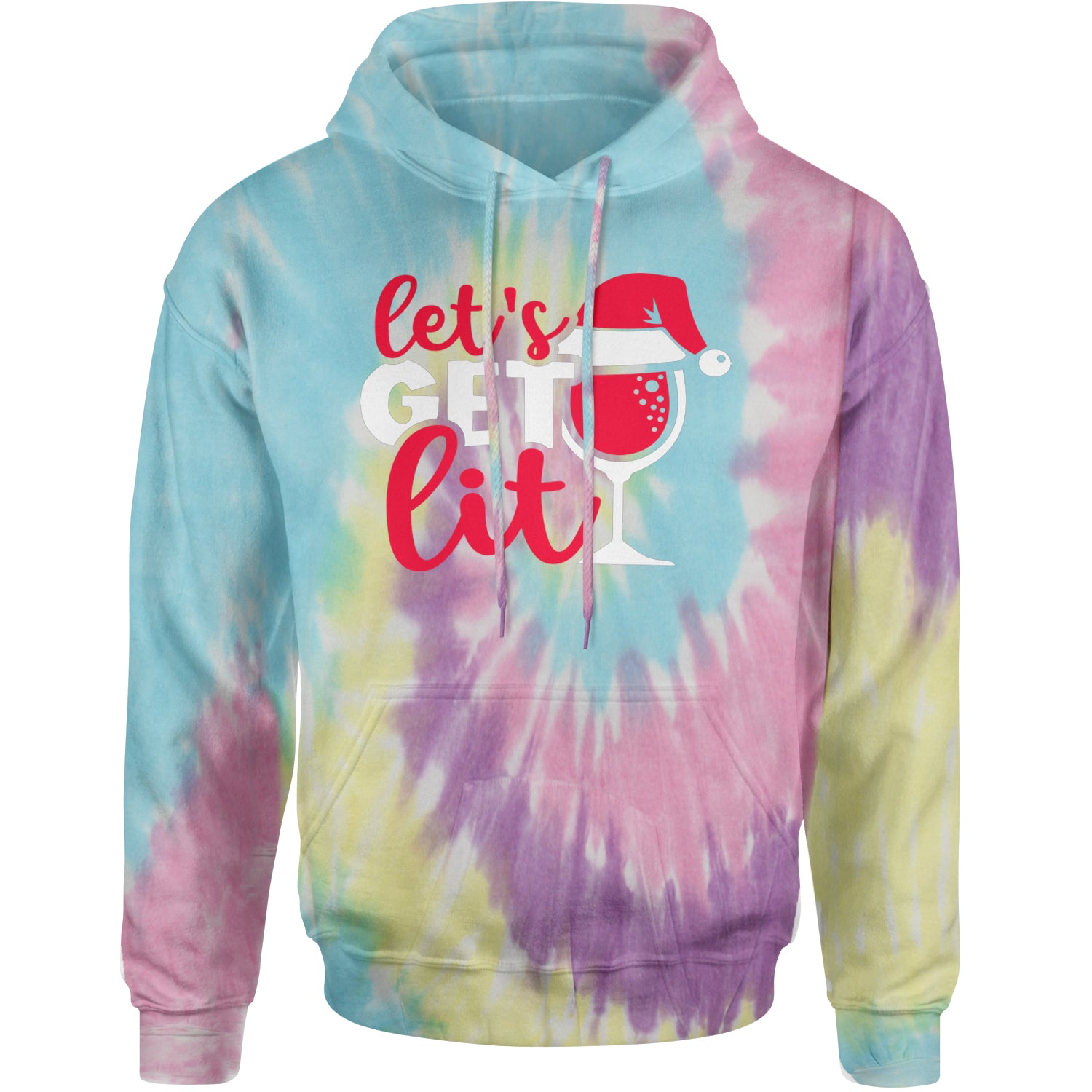 Let’s Get Lit Adult Hoodie Sweatshirt Jellybean