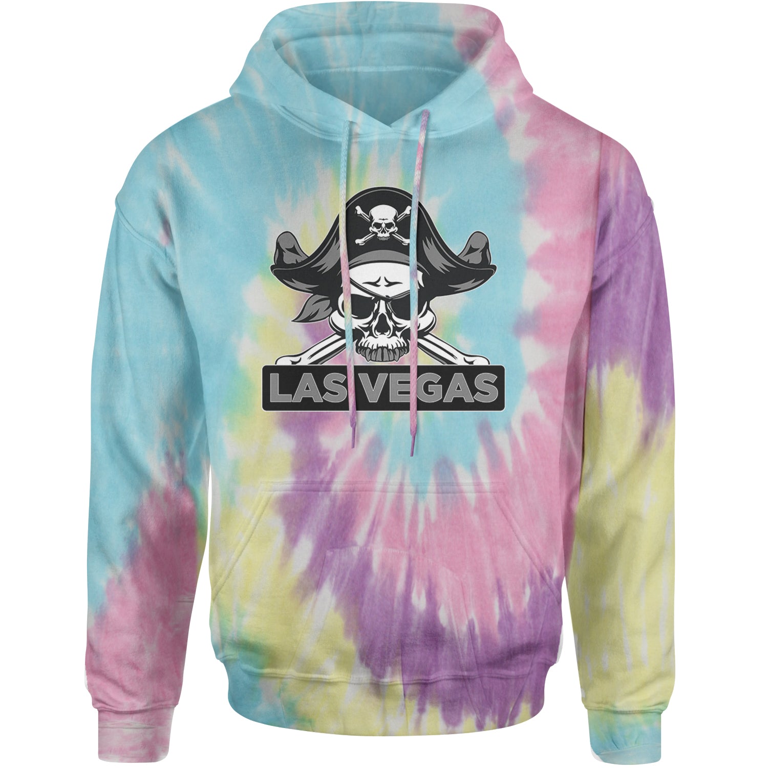 Raider Skull Straight Outta Las Vegas Adult Hoodie Sweatshirt Jellybean