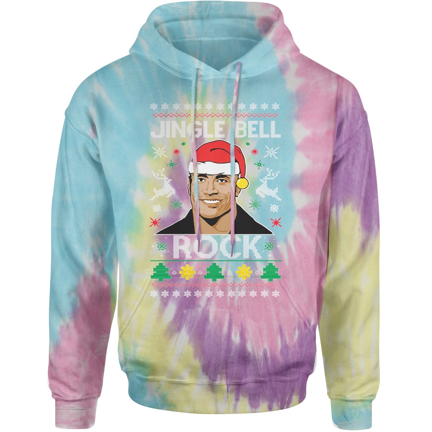 Jingle Bell Rock Ugly Christmas Adult Hoodie Sweatshirt Jellybean