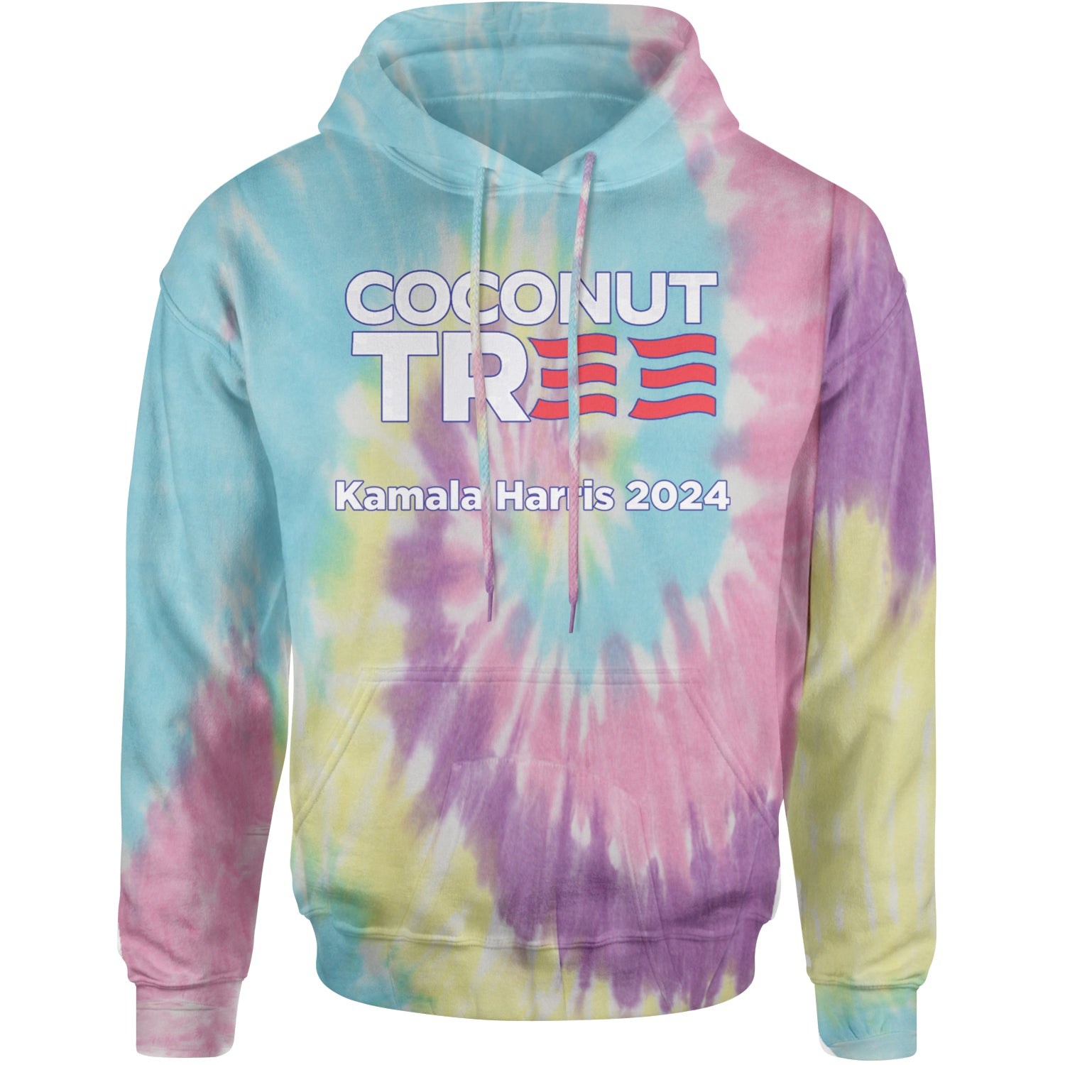 Coconut Tree - Support Kamala Harris For President 2024 Adult Hoodie Sweatshirt Jellybean