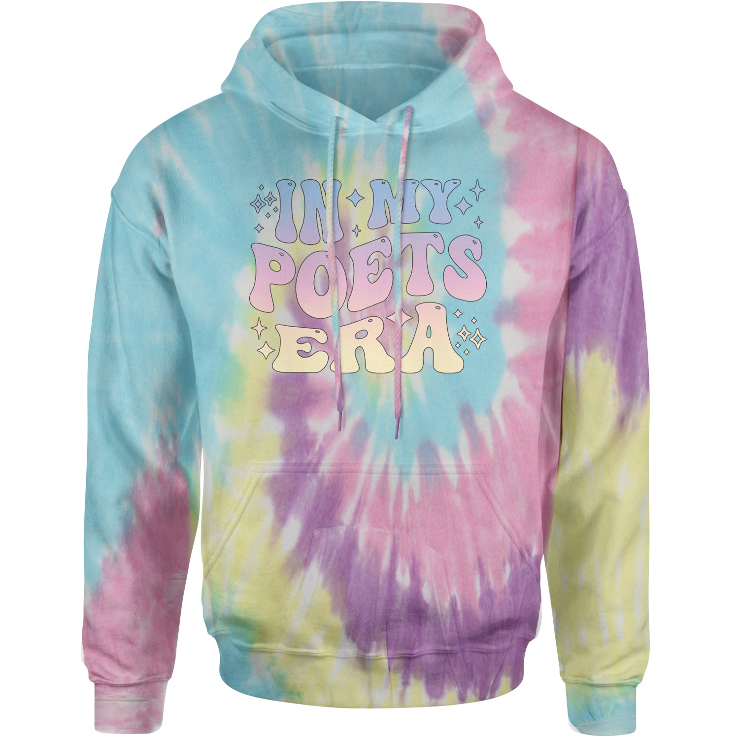 In My Poet Era Tie Dye TTPD Music Adult Hoodie Sweatshirt Jellybean