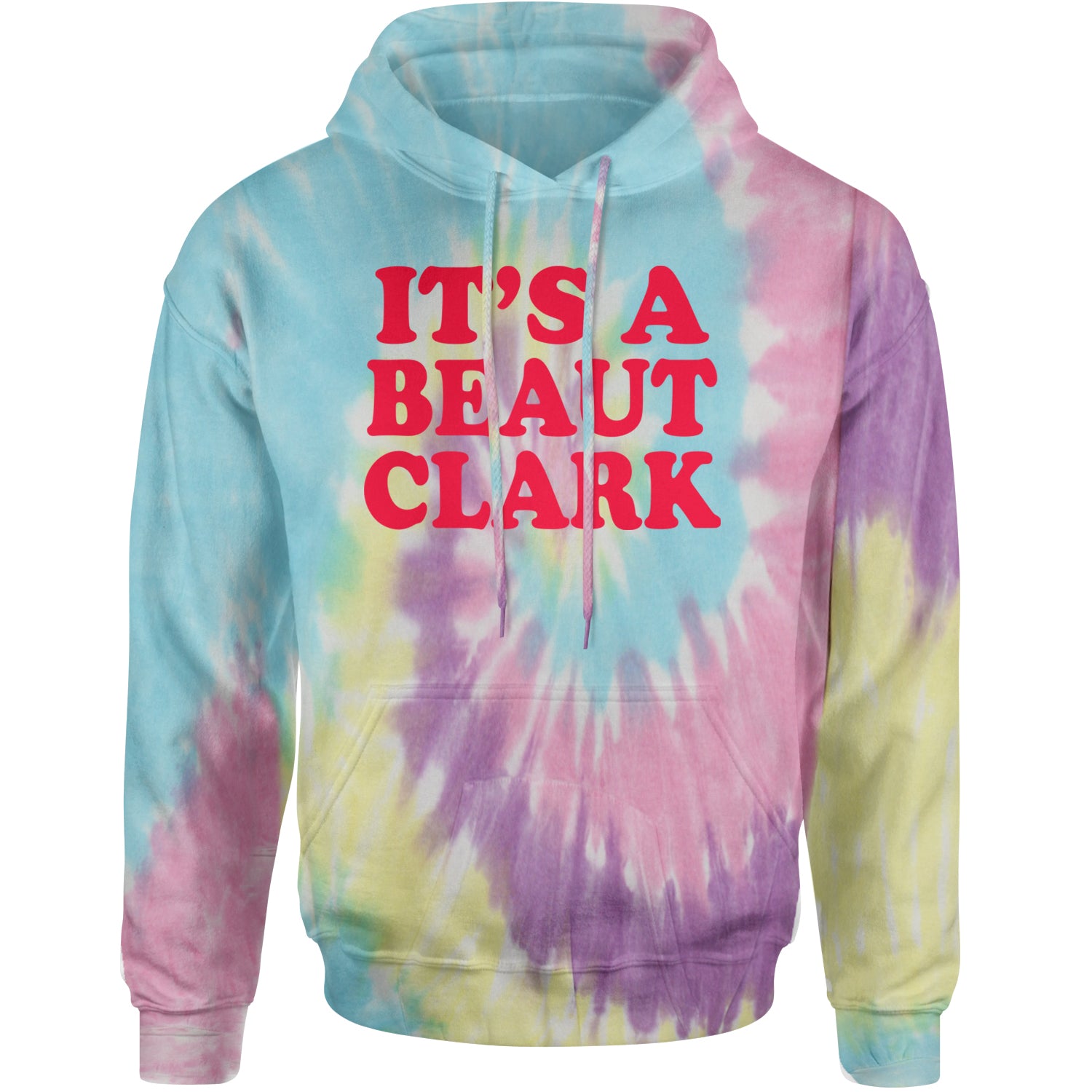 It's a Beaut Clark Festive Christmas Adult Hoodie Sweatshirt Jellybean