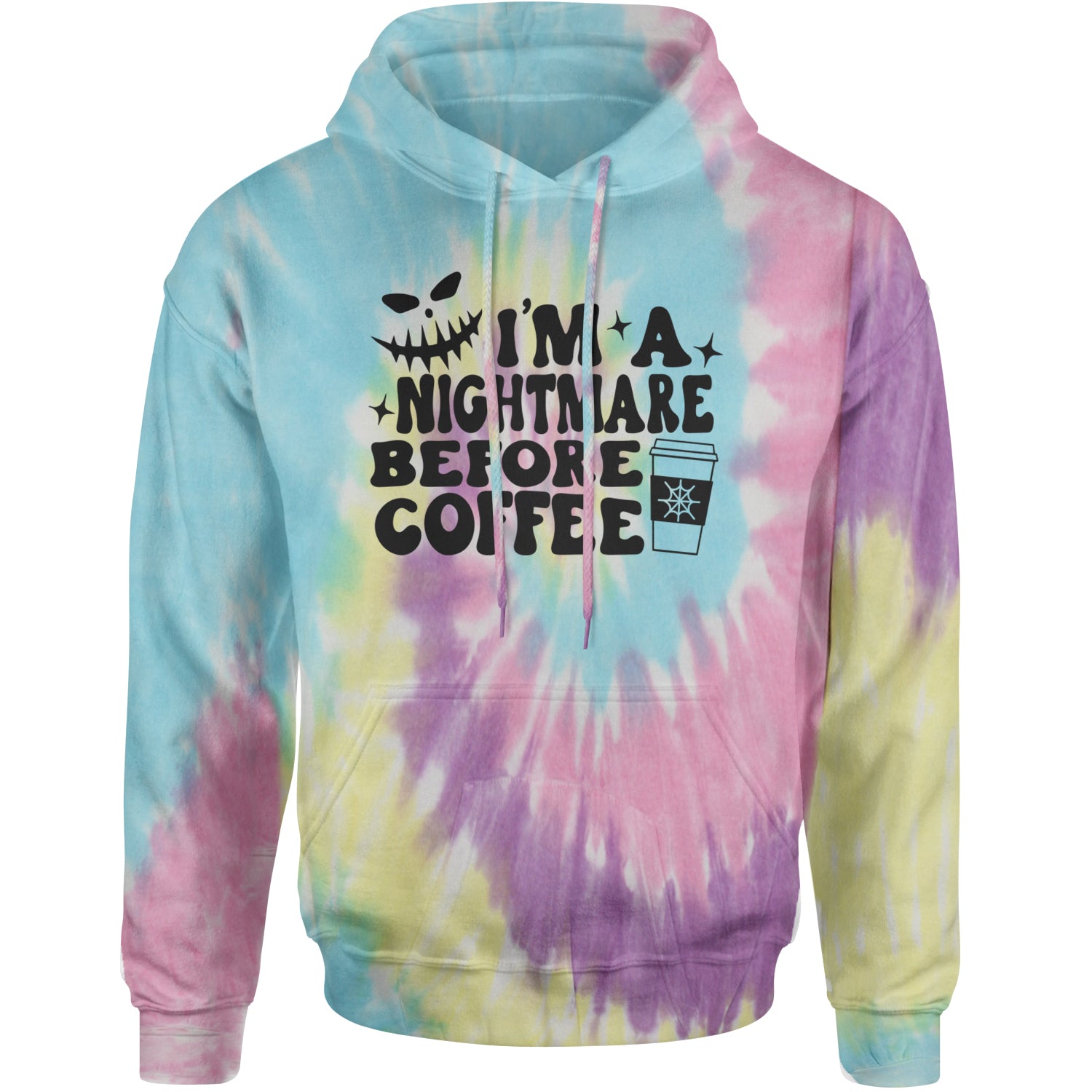 I'm A Nightmare Before Coffee Adult Hoodie Sweatshirt Jellybean