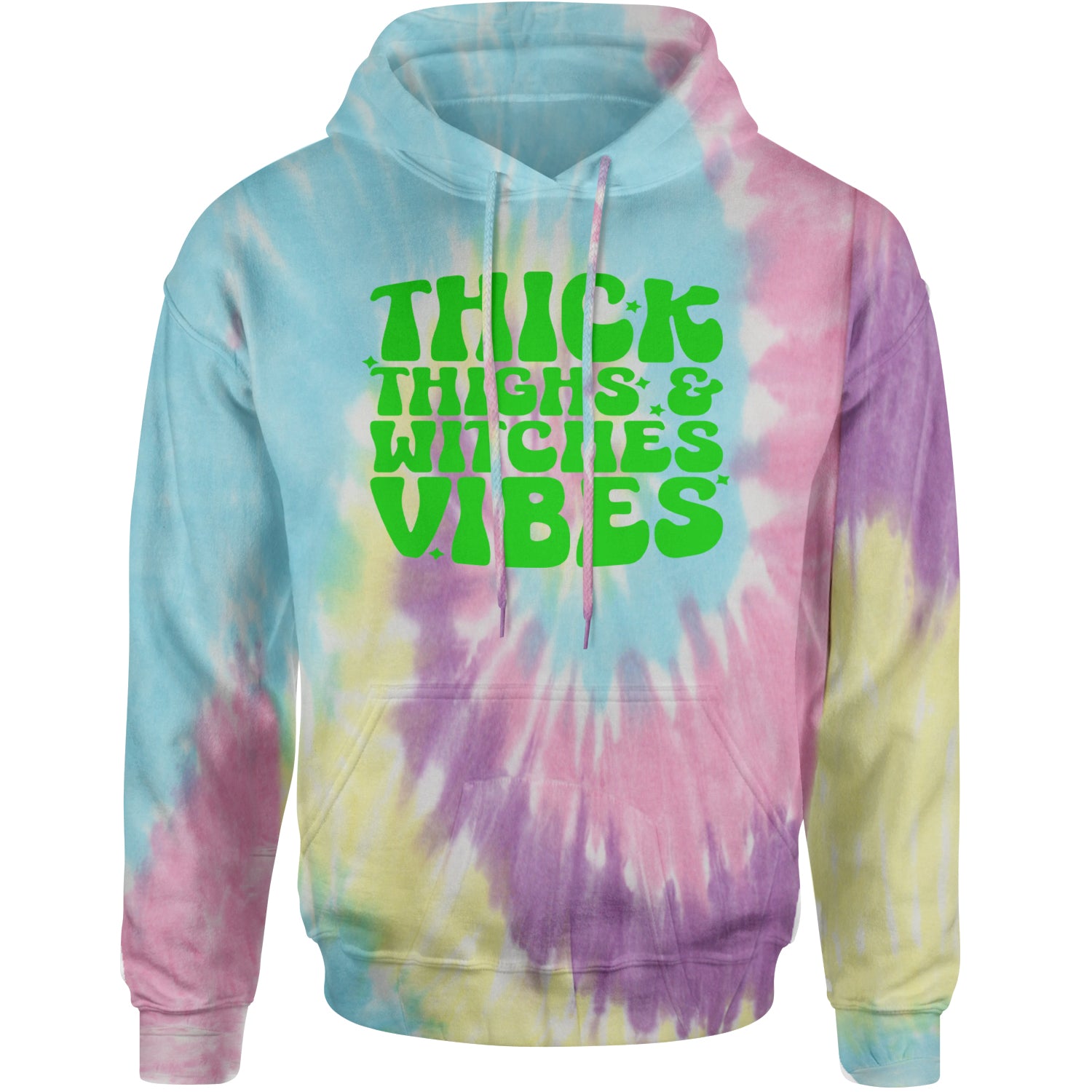 Thick Thighs And Witches Vibes Adult Hoodie Sweatshirt Jellybean