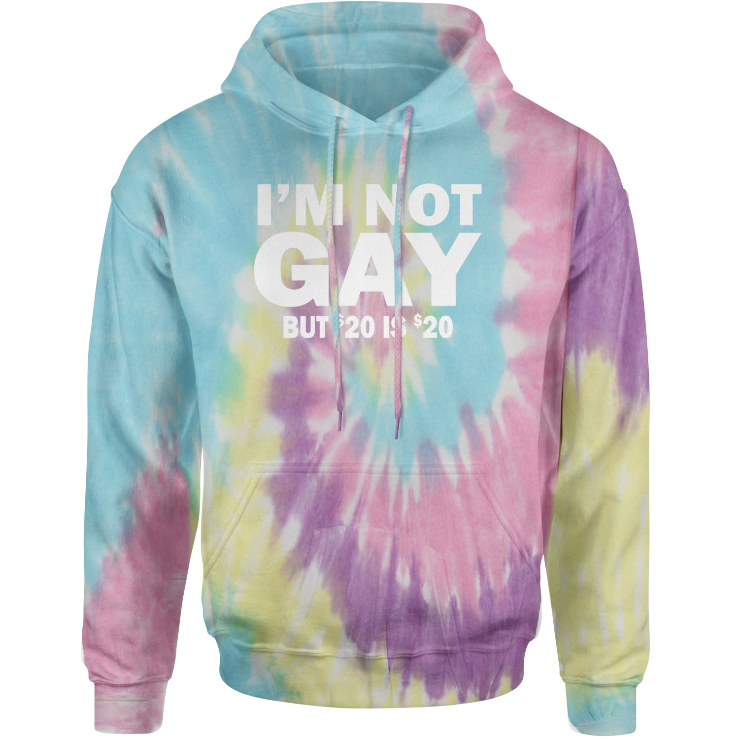 I'm Not Gay, But $20 Bucks is $20 Bucks Adult Hoodie Sweatshirt Jellybean