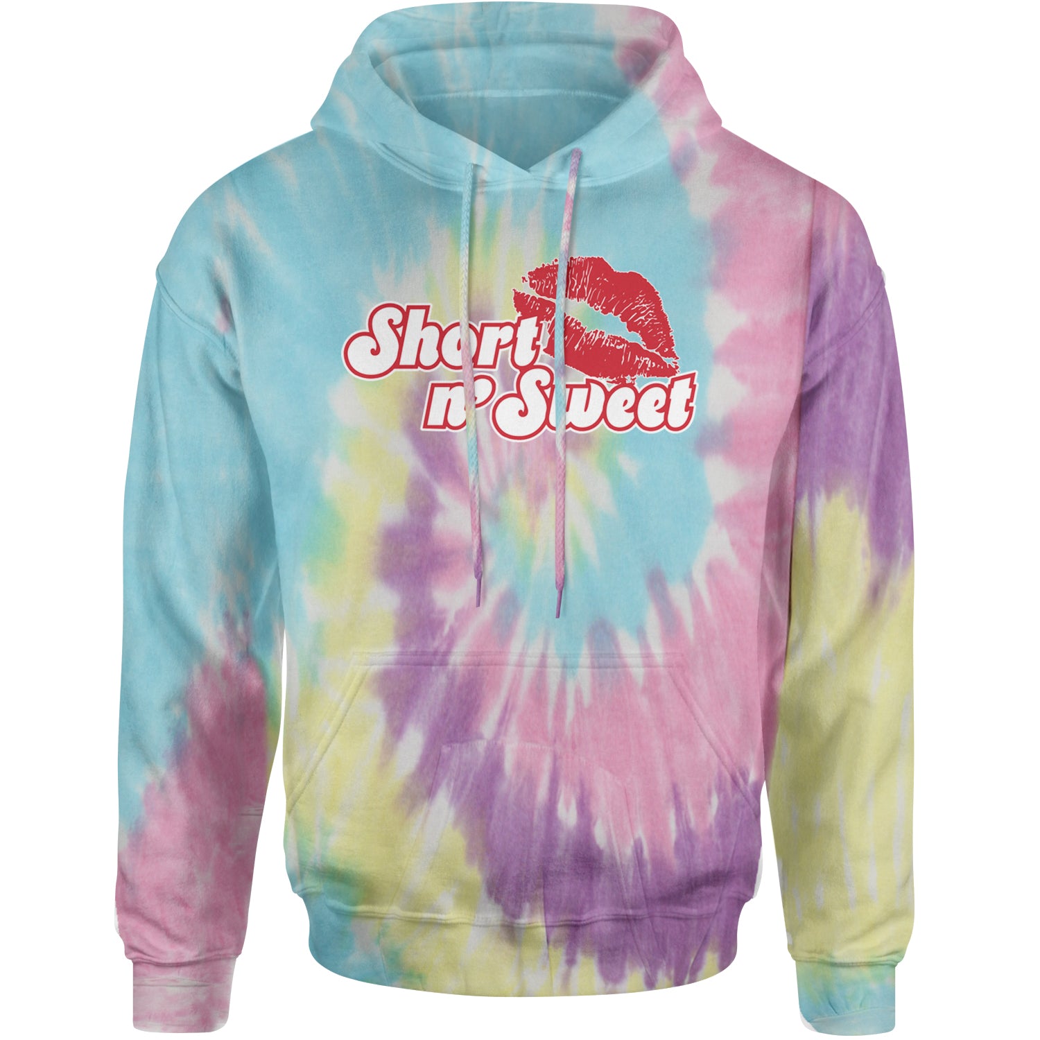 Short N' Sweet Red Lips Adult Hoodie Sweatshirt Jellybean