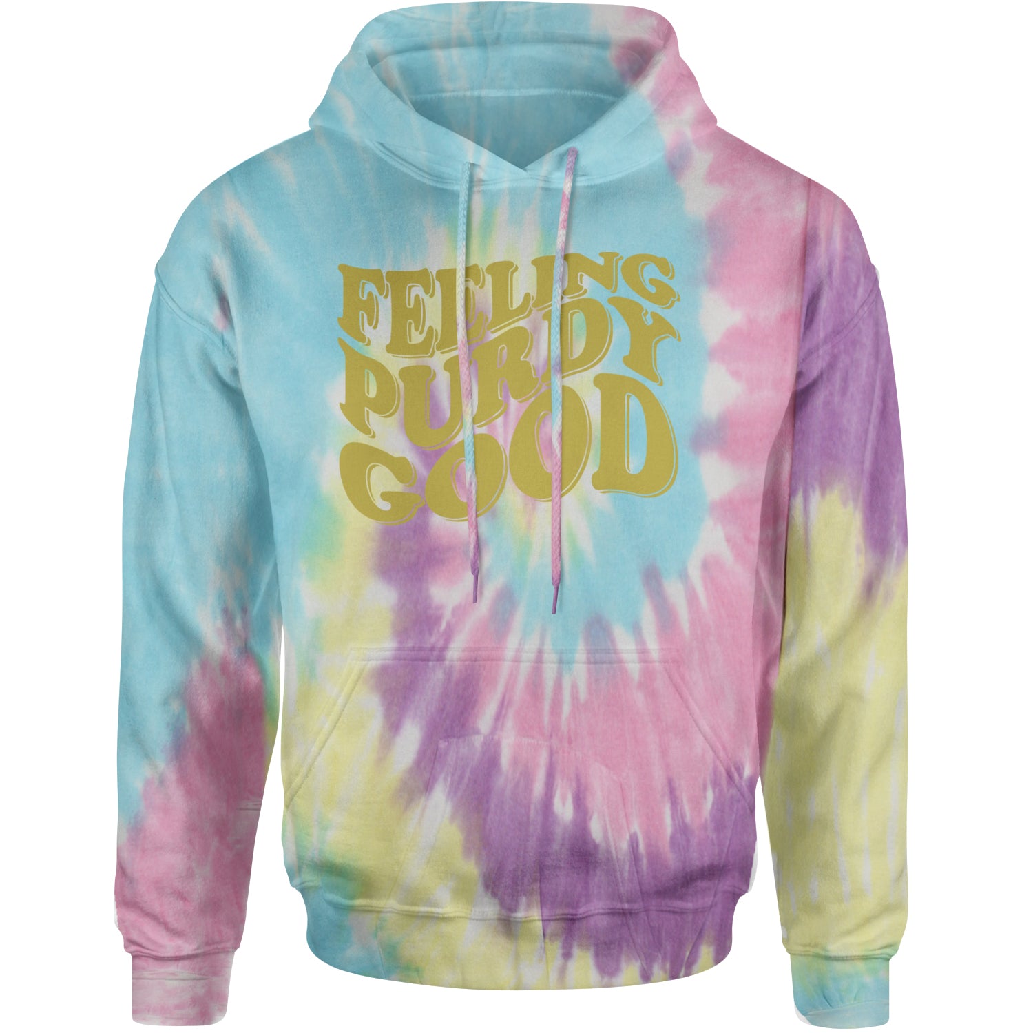 Feeling Purdy Good San Francisco Adult Hoodie Sweatshirt Jellybean