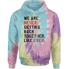 We Are Never Getting Back Together TTPD Eras Outfit Adult Hoodie Sweatshirt Jellybean