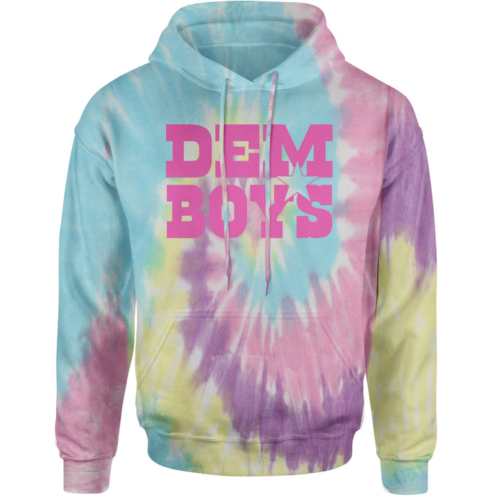 Dem Boys Hot Pink Dallas  Adult Hoodie Sweatshirt