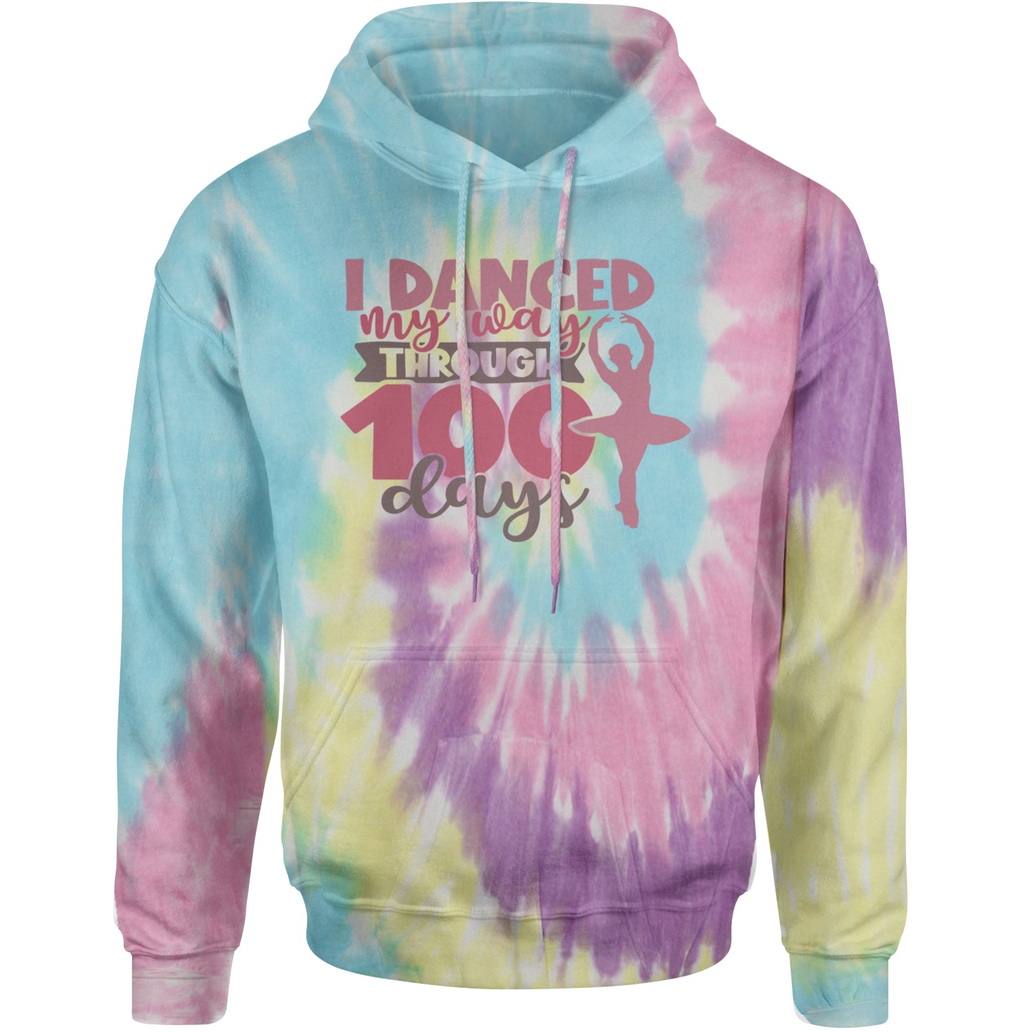 I Danced My Way Through 100 Days Of School Adult Hoodie Sweatshirt Jellybean