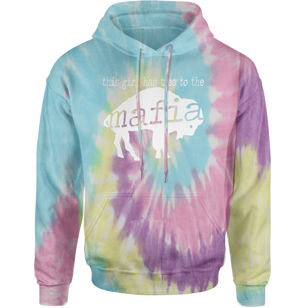 This Girl Has Ties To The Bills Mafia Adult Hoodie Sweatshirt Jellybean