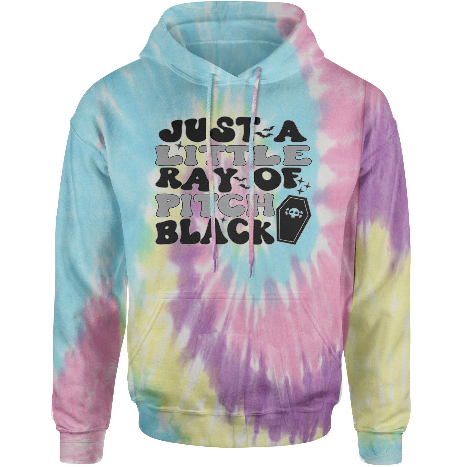 Just A Little Ray of Pitch Black Adult Hoodie Sweatshirt Jellybean